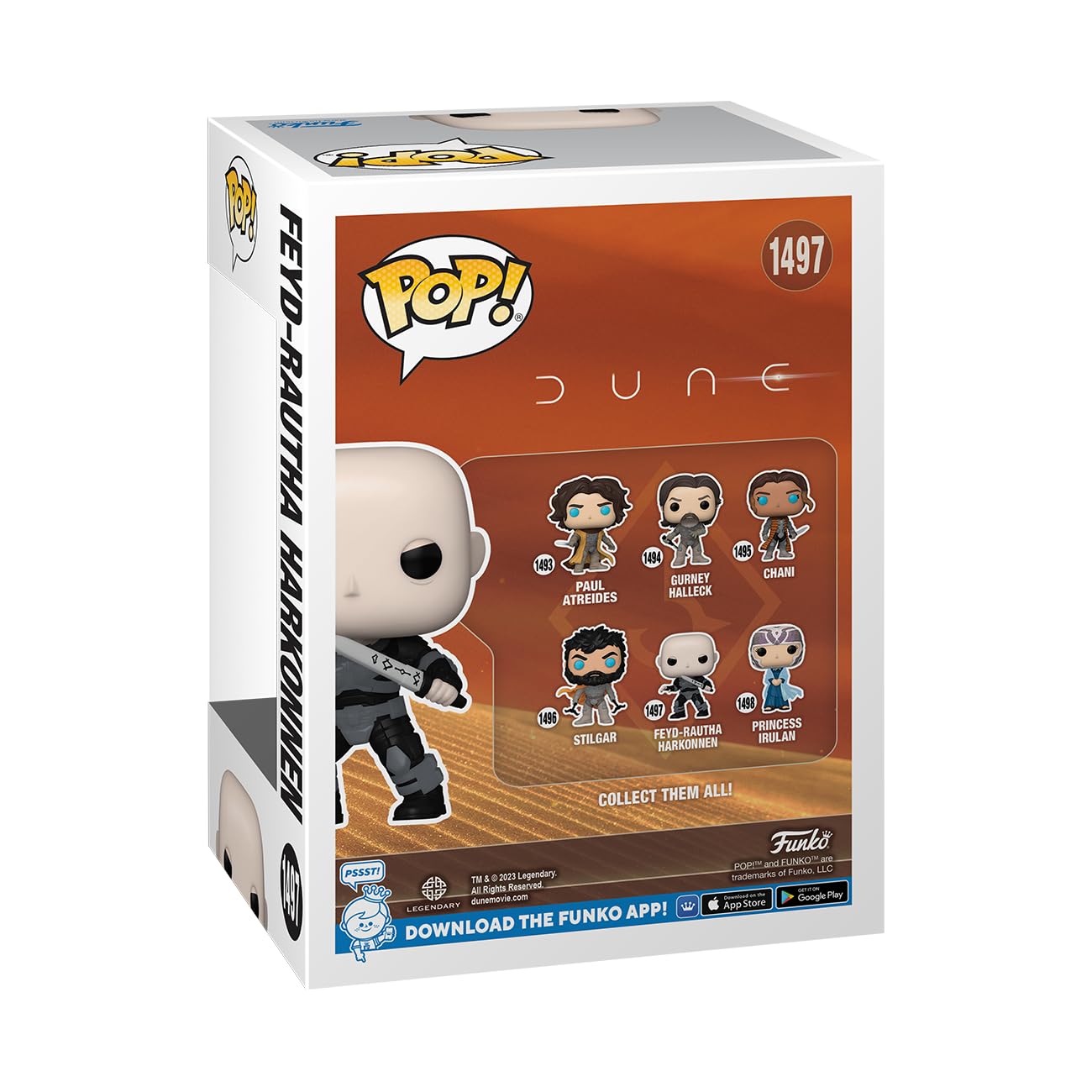 Foto 4 pulgar | Funko Pop! Duna Segunda Parte Feyd-Rautha Harkonnen - Venta Internacional