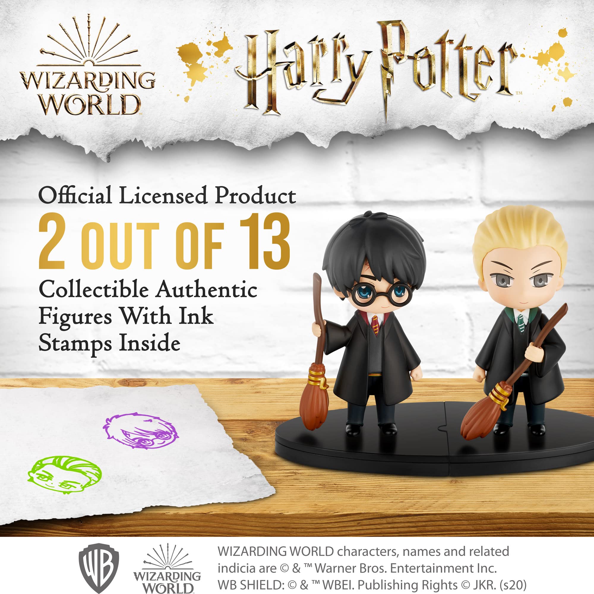 Foto 3 pulgar | Colección de Sellos P.M.I. Harry y Draco con Escobas Harry Potter - Venta Internacional