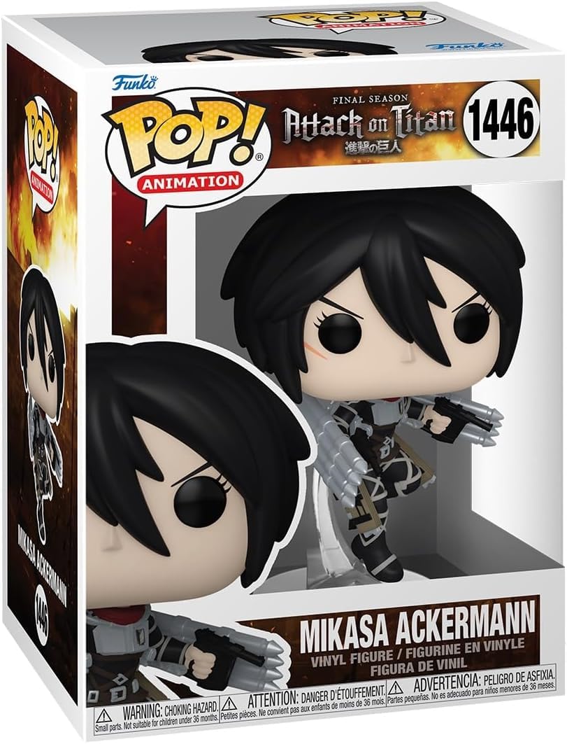 Foto 2 pulgar | Figura de Acción Funko Pop! Animación: Attack On Titan Mikasa - Venta Internacional
