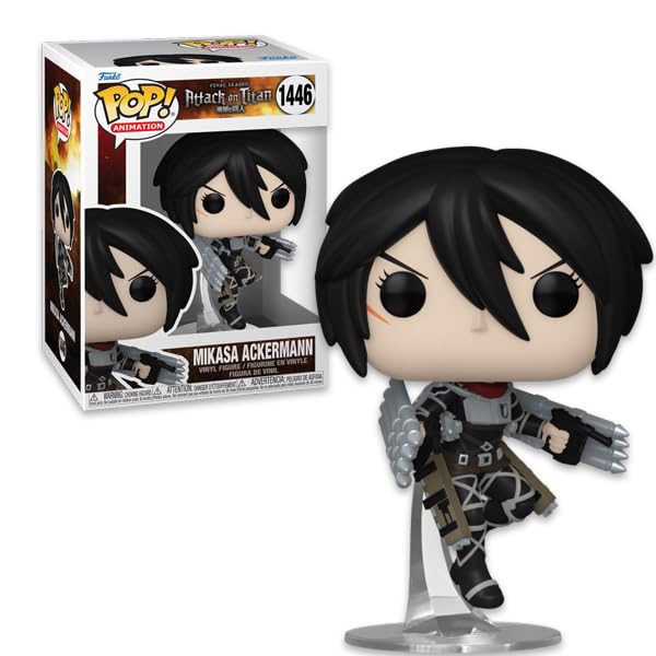 Foto 2 | Figura de Acción Funko Pop! Animación: Attack On Titan Mikasa - Venta Internacional