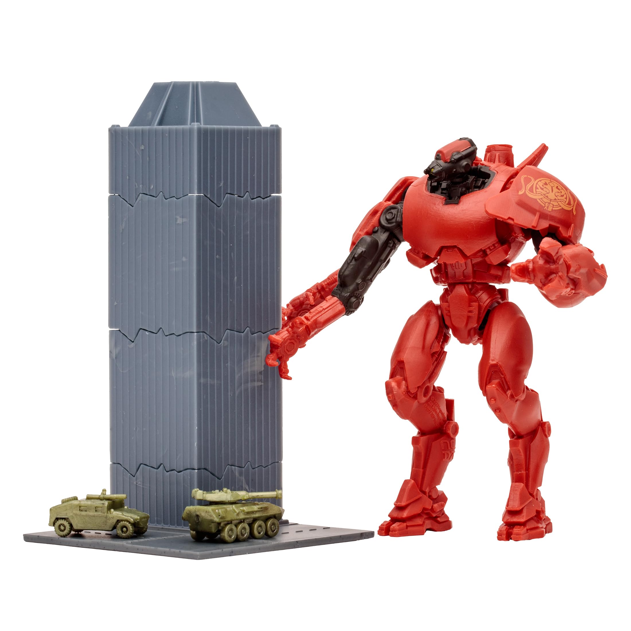 Foto 3 pulgar | Figura Playset Mcfarlane Toys Pacific Rim Crimson Typhoon - Venta Internacional