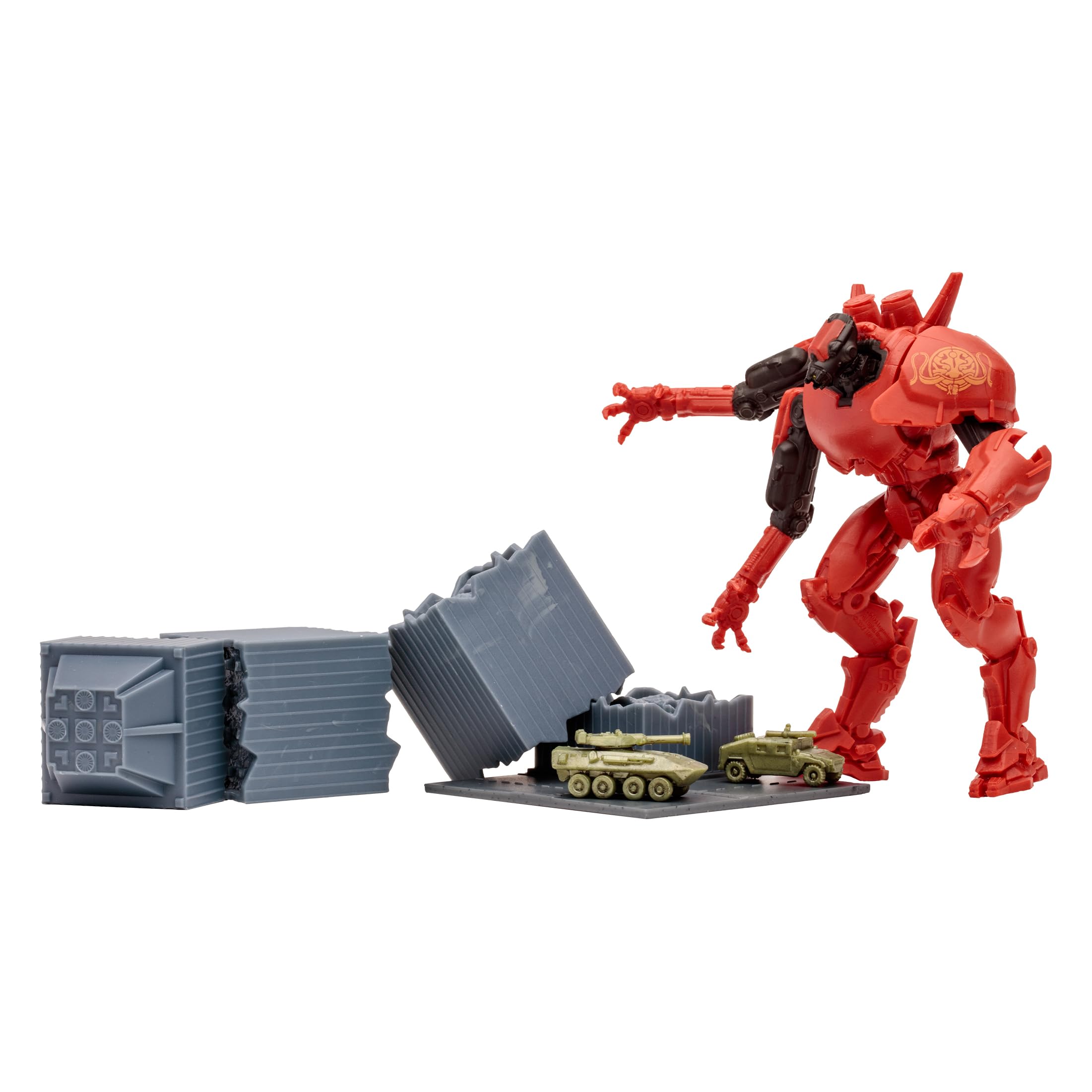 Foto 3 | Figura Playset Mcfarlane Toys Pacific Rim Crimson Typhoon - Venta Internacional