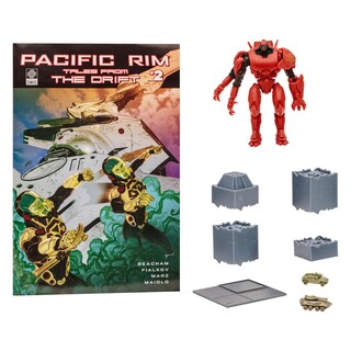 Foto 4 | Figura Playset Mcfarlane Toys Pacific Rim Crimson Typhoon - Venta Internacional