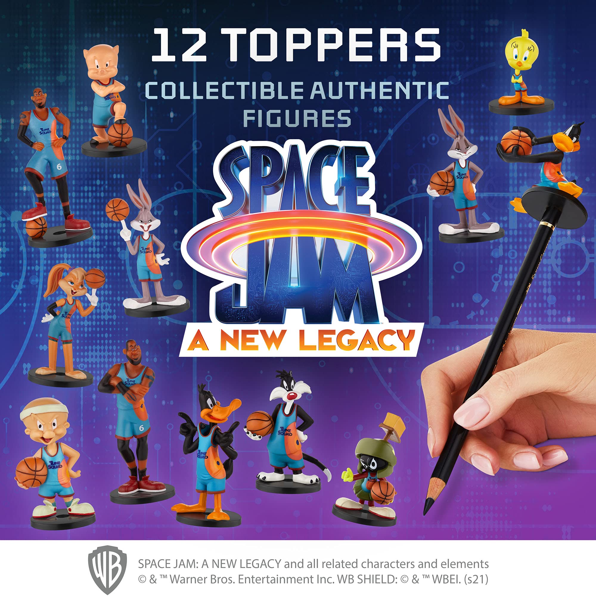 Foto 3 pulgar | Pencil Toppers P.m.i. Space Jam A New Legacy Set de 13 - Venta Internacional