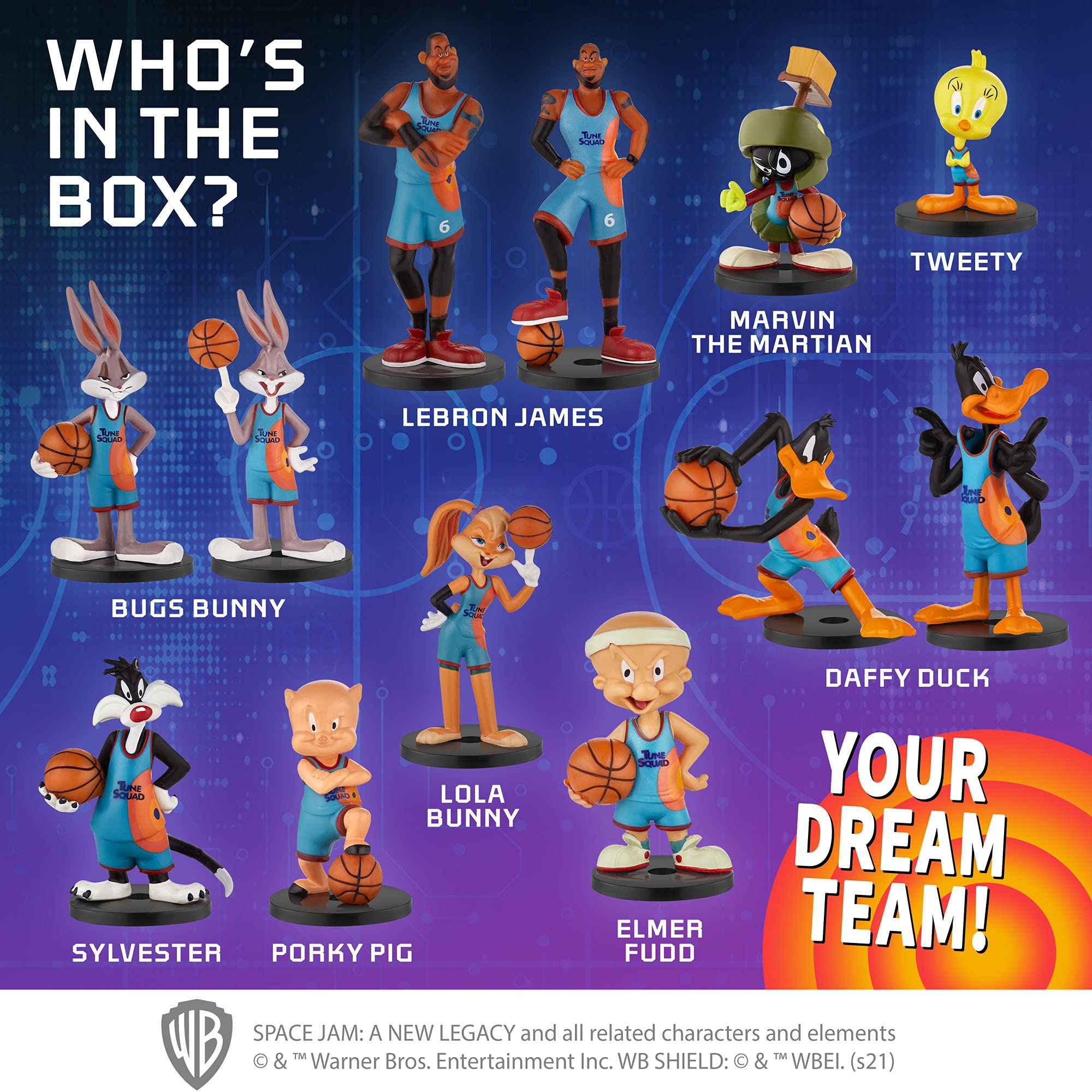 Foto 5 pulgar | Pencil Toppers P.m.i. Space Jam A New Legacy Set de 13 - Venta Internacional