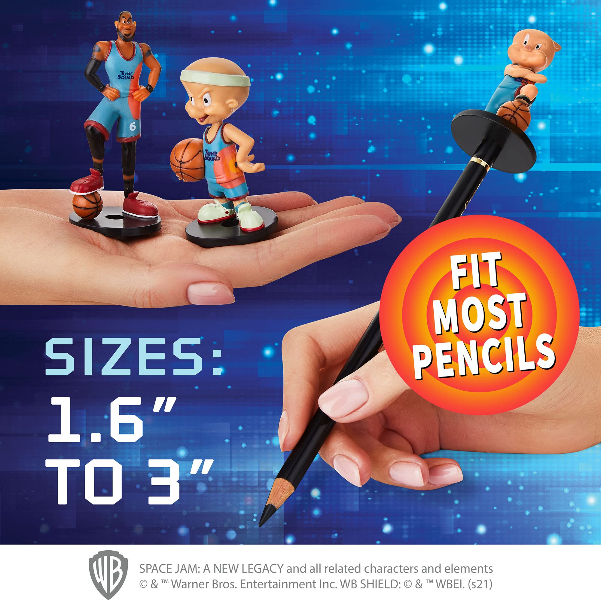 Foto 7 pulgar | Pencil Toppers P.m.i. Space Jam A New Legacy Set de 13 - Venta Internacional