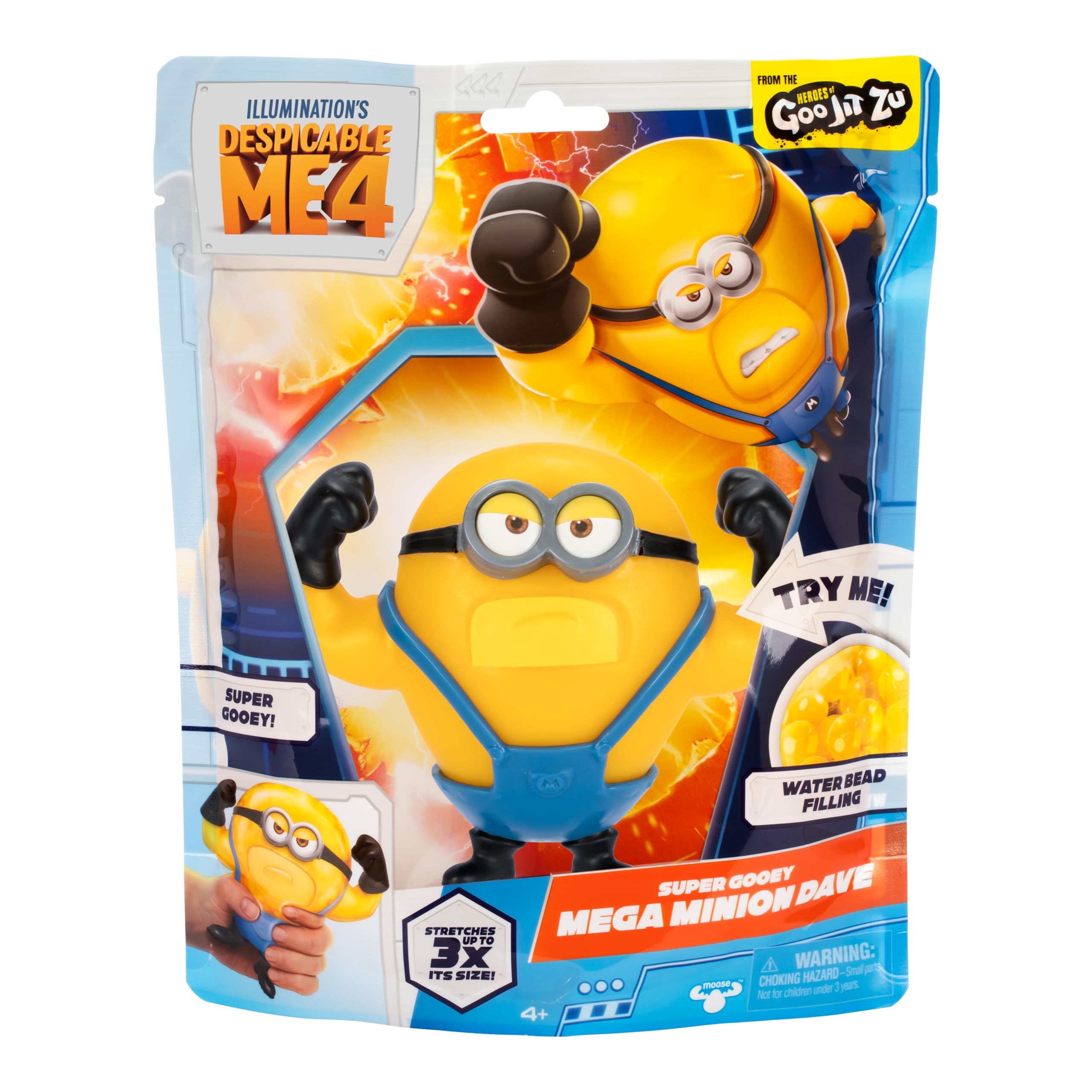 Foto 5 pulgar | Figura de Acción Minions 4 Super Squishy Mega Dave - Venta Internacional