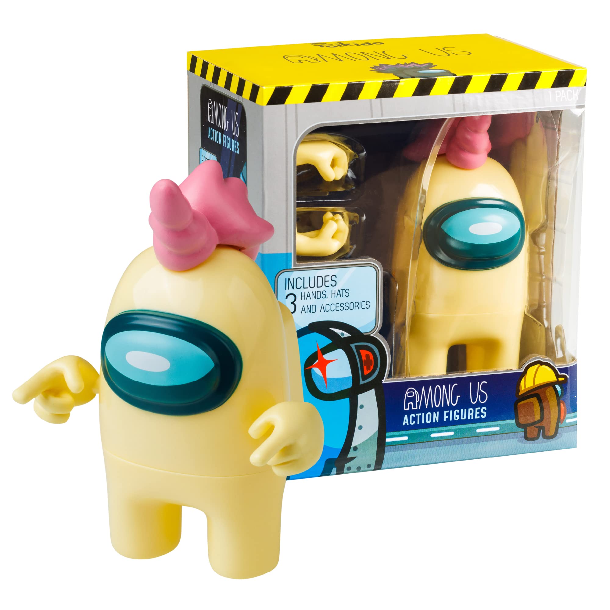 Foto 2 pulgar | Figura Among Us Crewmate Amarillo Series 3 - Venta Internacional