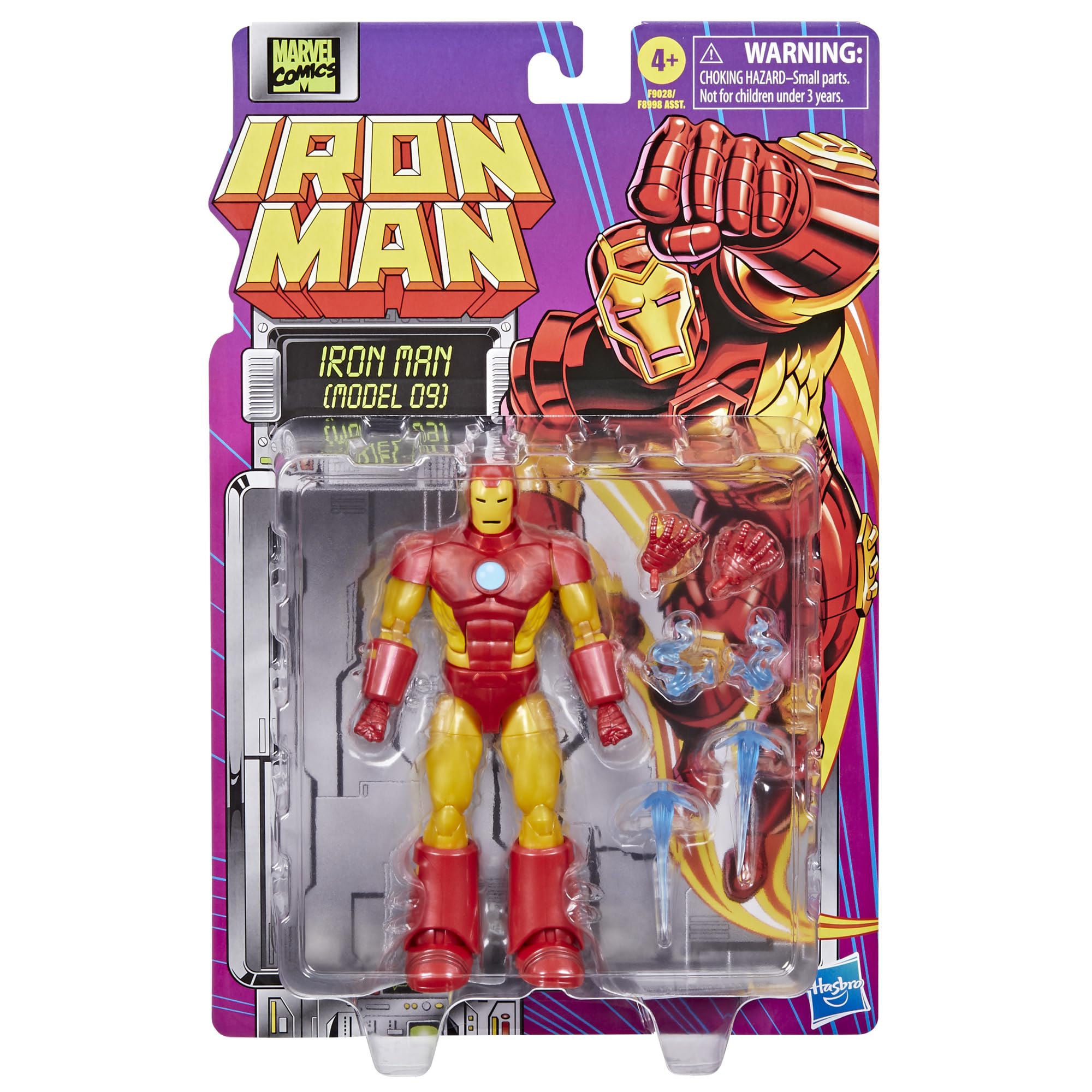 Foto 3 pulgar | Figura de Acción Marvel Legends Series Iron Man 09 15 cm - Venta Internacional