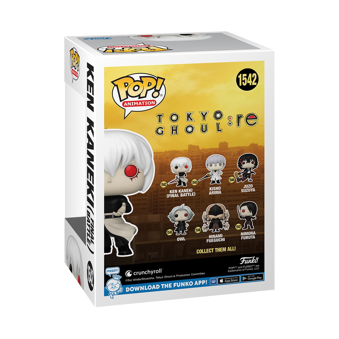 Foto 4 pulgar | Funko Pop! Tokyo Ghoul Ken Kaneki Batalla Final - Venta Internacional