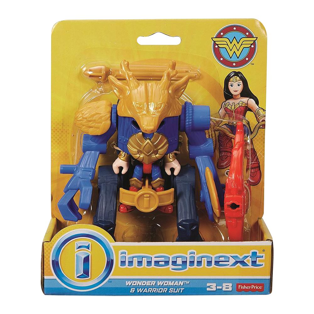 Foto 2 pulgar | Figura de Acción Fisher-price Imaginext Wonder Woman con Guerrero - Venta Internacional