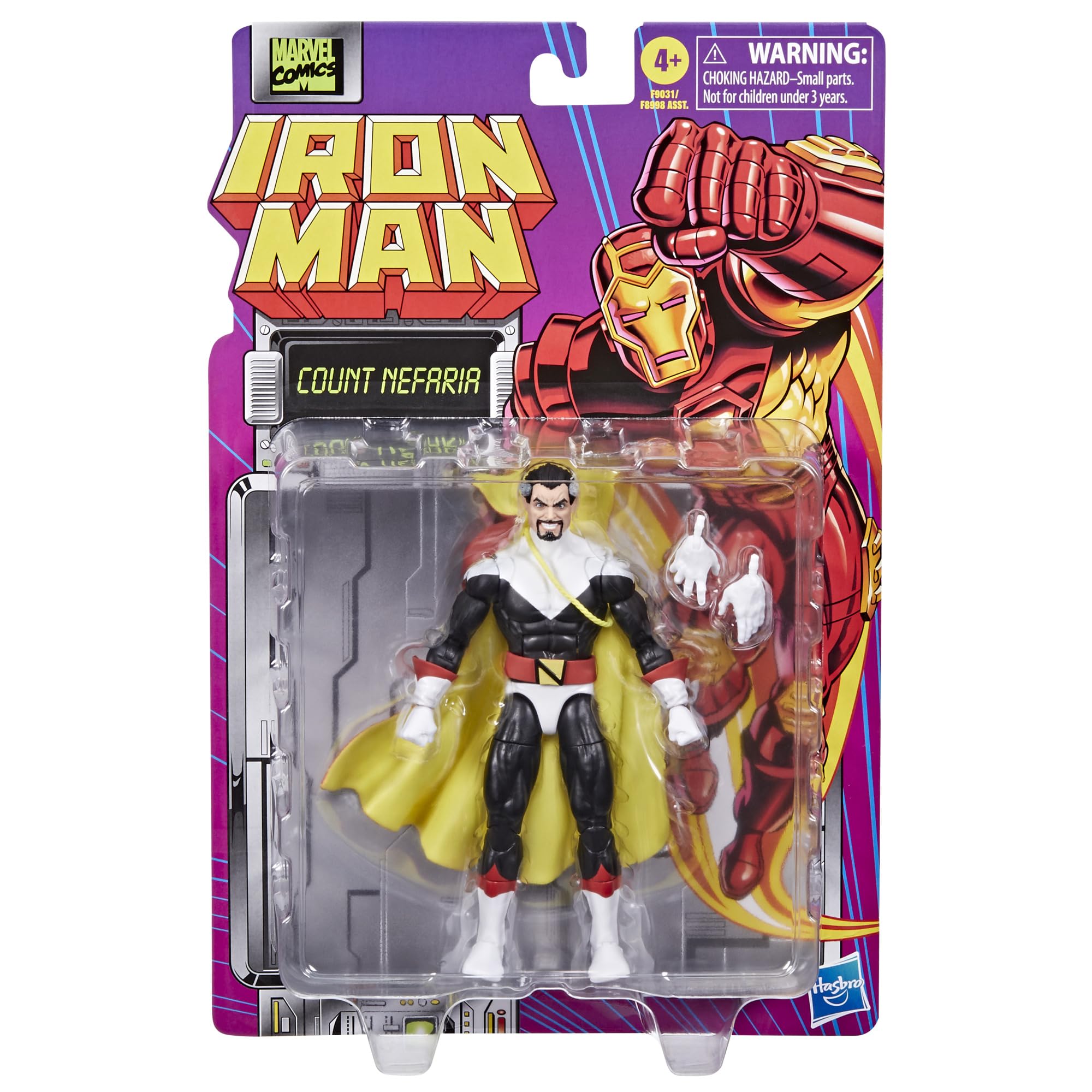 Foto 3 pulgar | Figura de Acción Marvel Legends Series Count Nefaria Iron Man - Venta Internacional