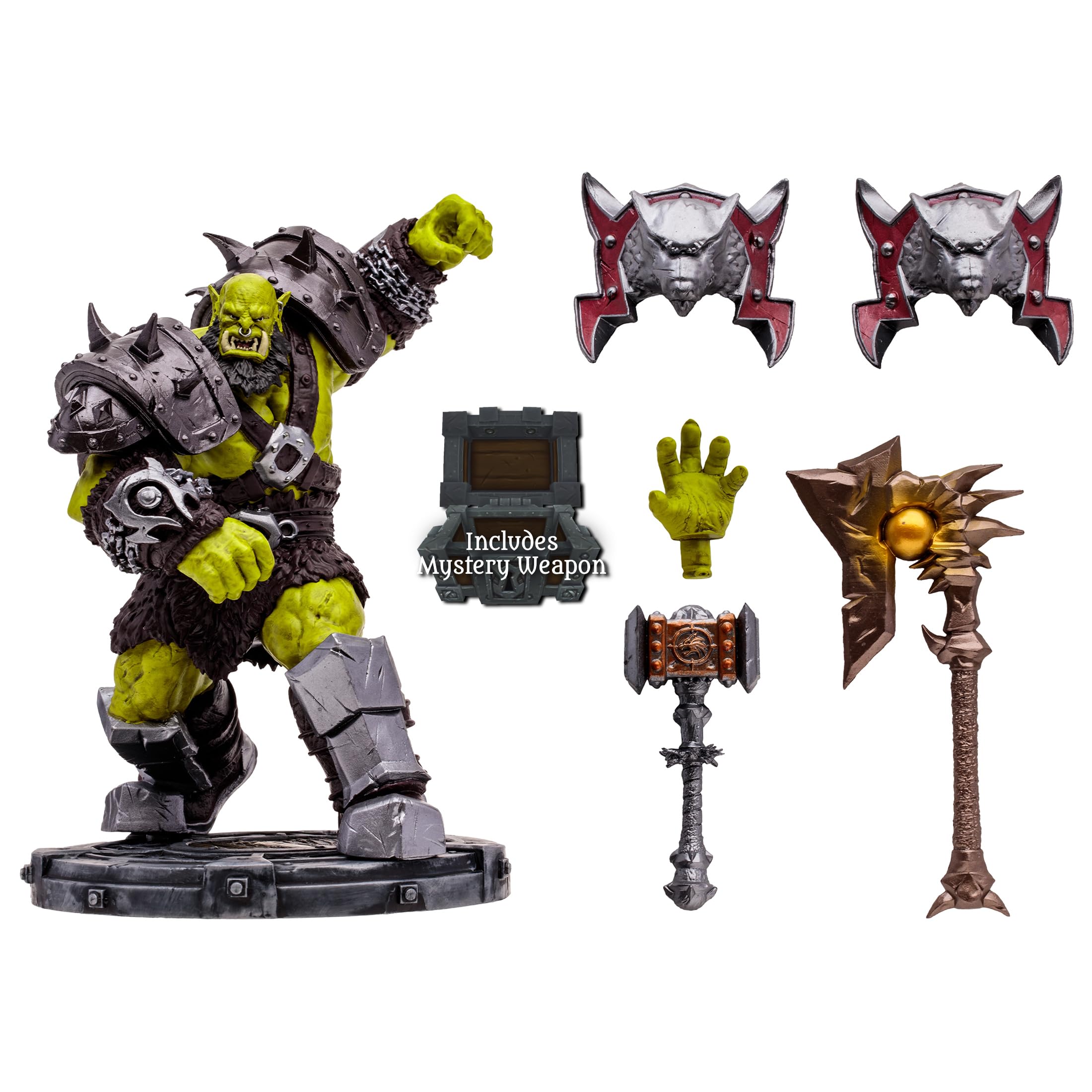 Foto 5 pulgar | Figura de Acción Mcfarlane Toys World Of Warcraft Orc 1/12 - Venta Internacional