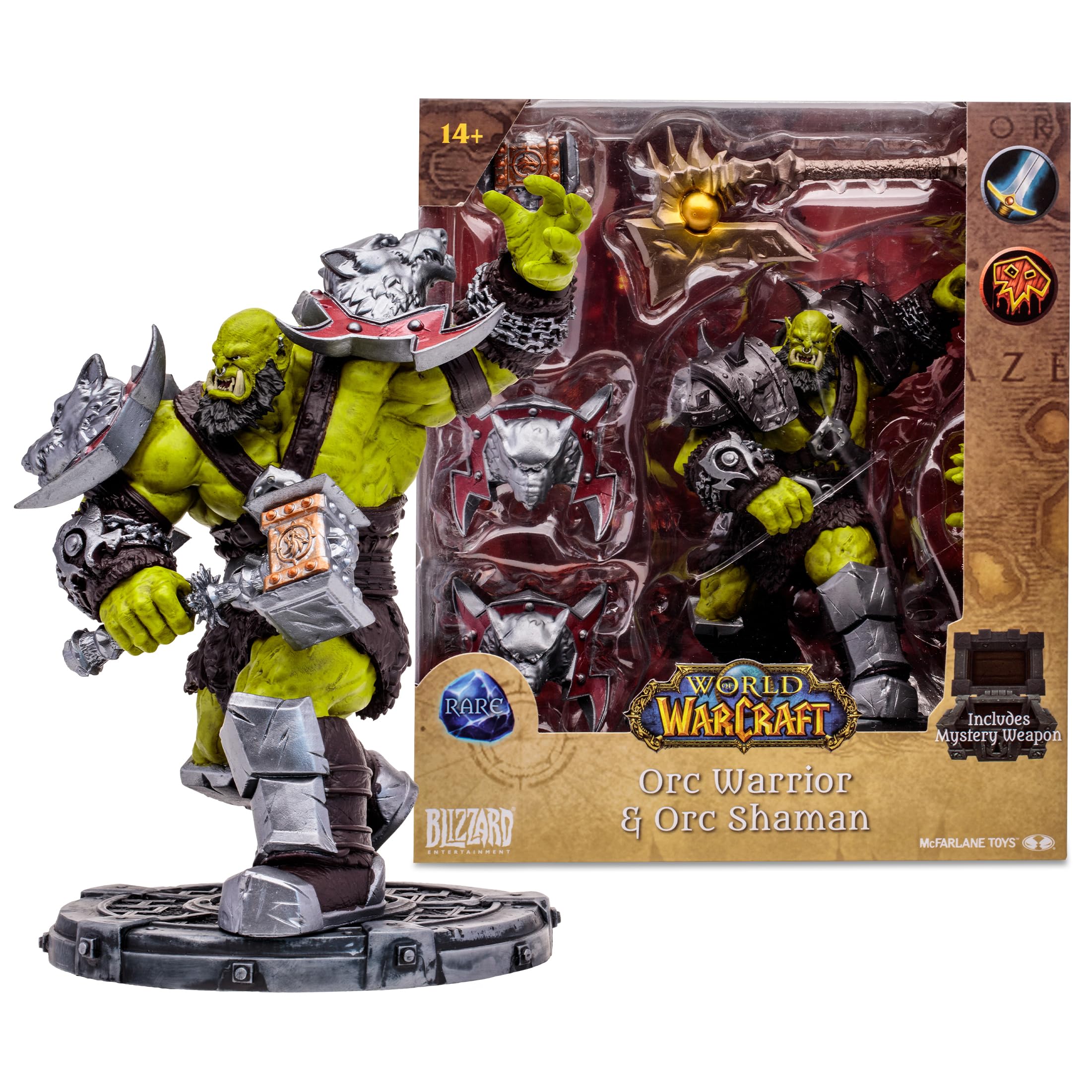 Foto 8 pulgar | Figura de Acción Mcfarlane Toys World Of Warcraft Orc 1/12 - Venta Internacional