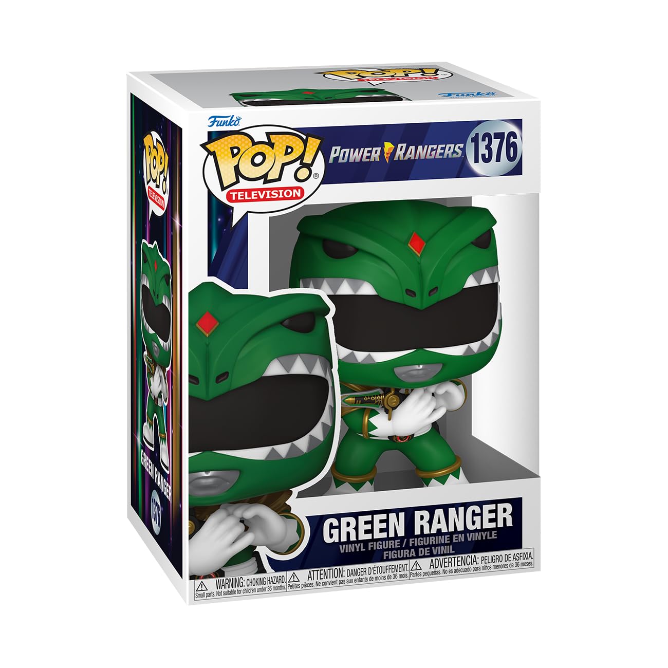 Foto 2 pulgar | Figura de Acción Funko Pop! TV Mighty Morphin Power Rangers Green Ranger - Venta Internacional