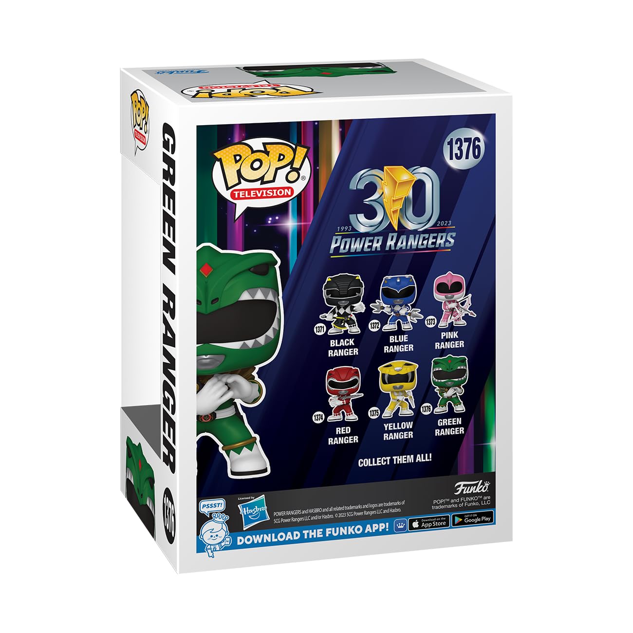 Foto 4 pulgar | Figura de Acción Funko Pop! TV Mighty Morphin Power Rangers Green Ranger - Venta Internacional