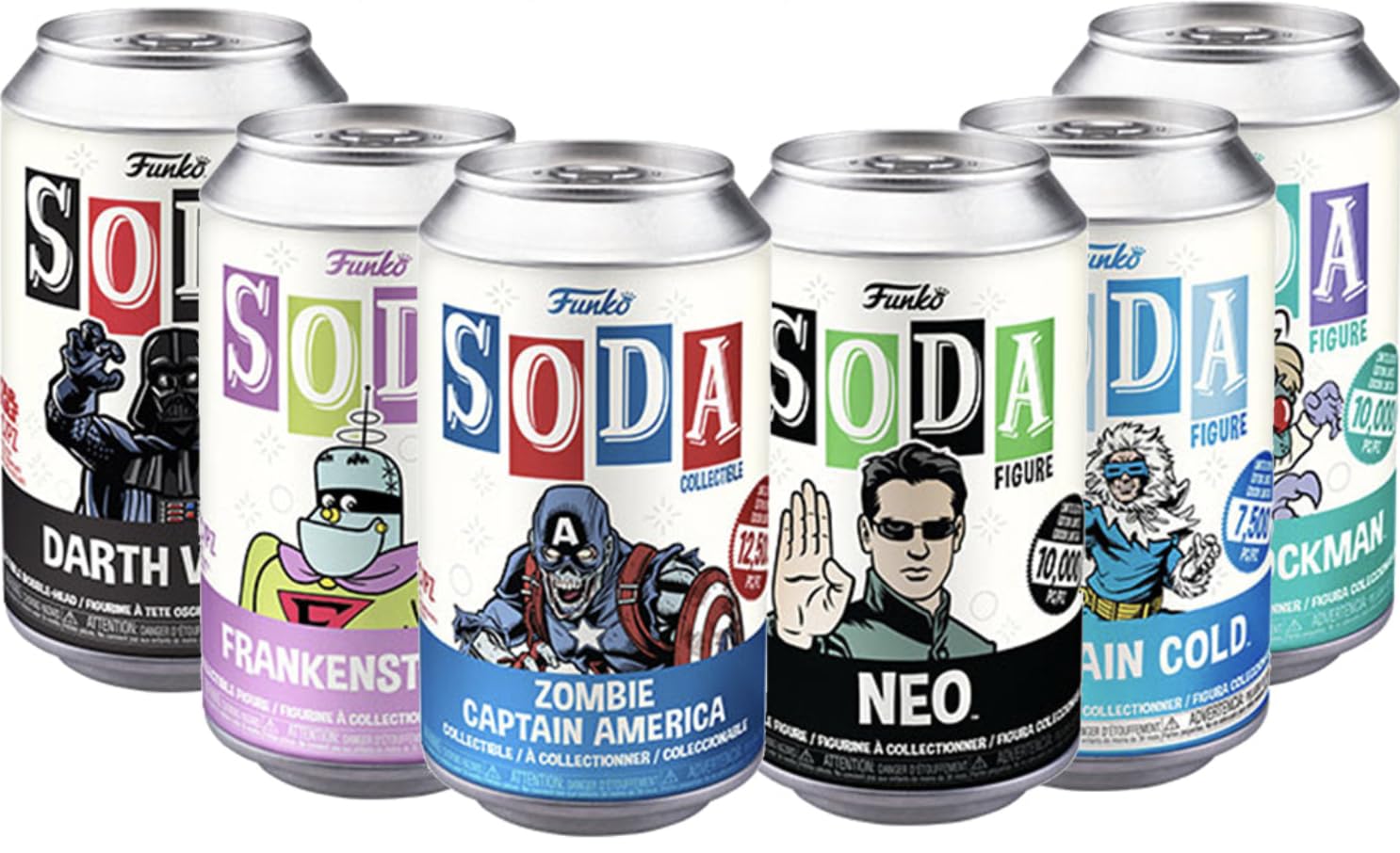 Foto 2 pulgar | Set Funko Vinyl Soda Mystery Caja de 6 Figuras - Venta Internacional
