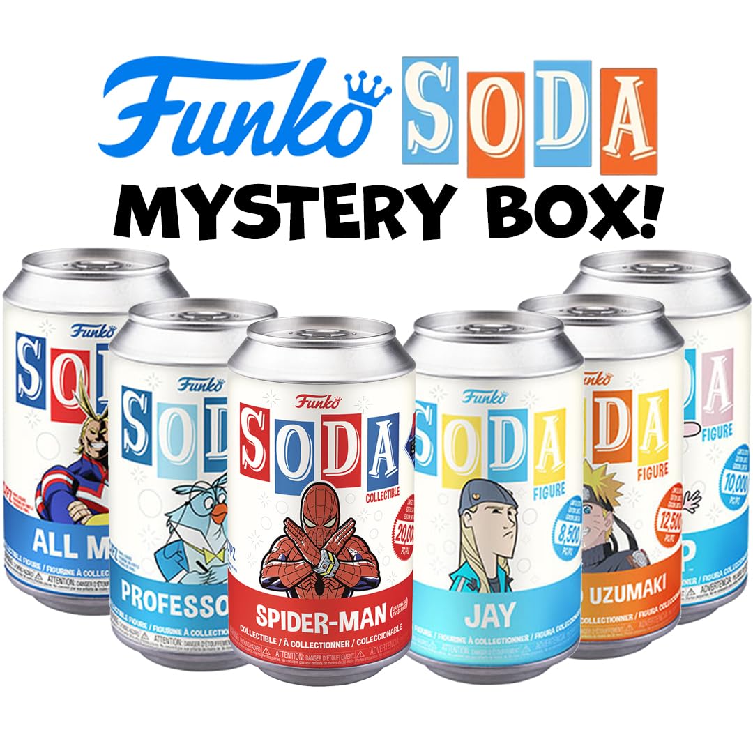 Foto 4 pulgar | Set Funko Vinyl Soda Mystery Caja de 6 Figuras - Venta Internacional