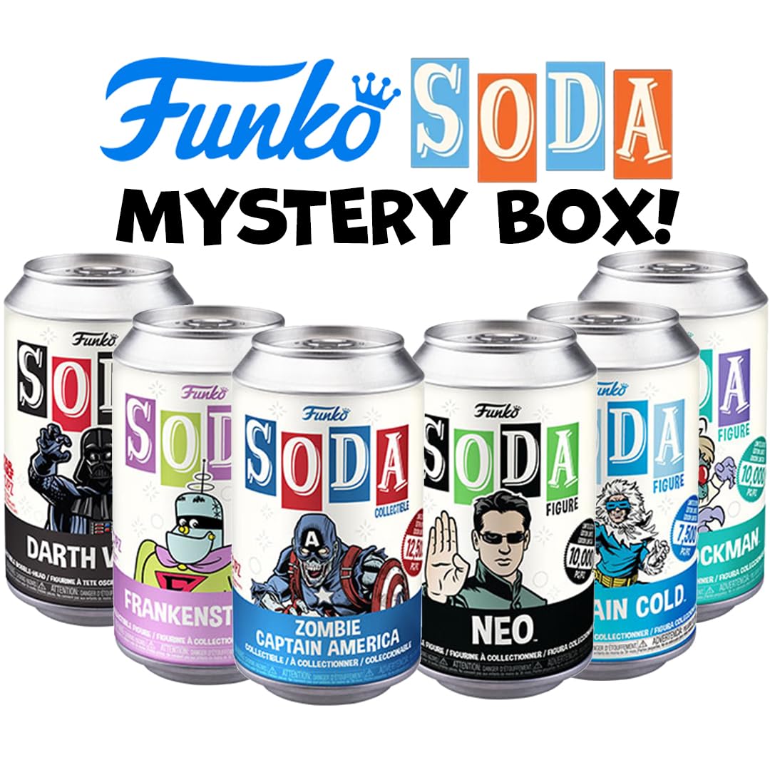 Foto 5 pulgar | Set Funko Vinyl Soda Mystery Caja de 6 Figuras - Venta Internacional