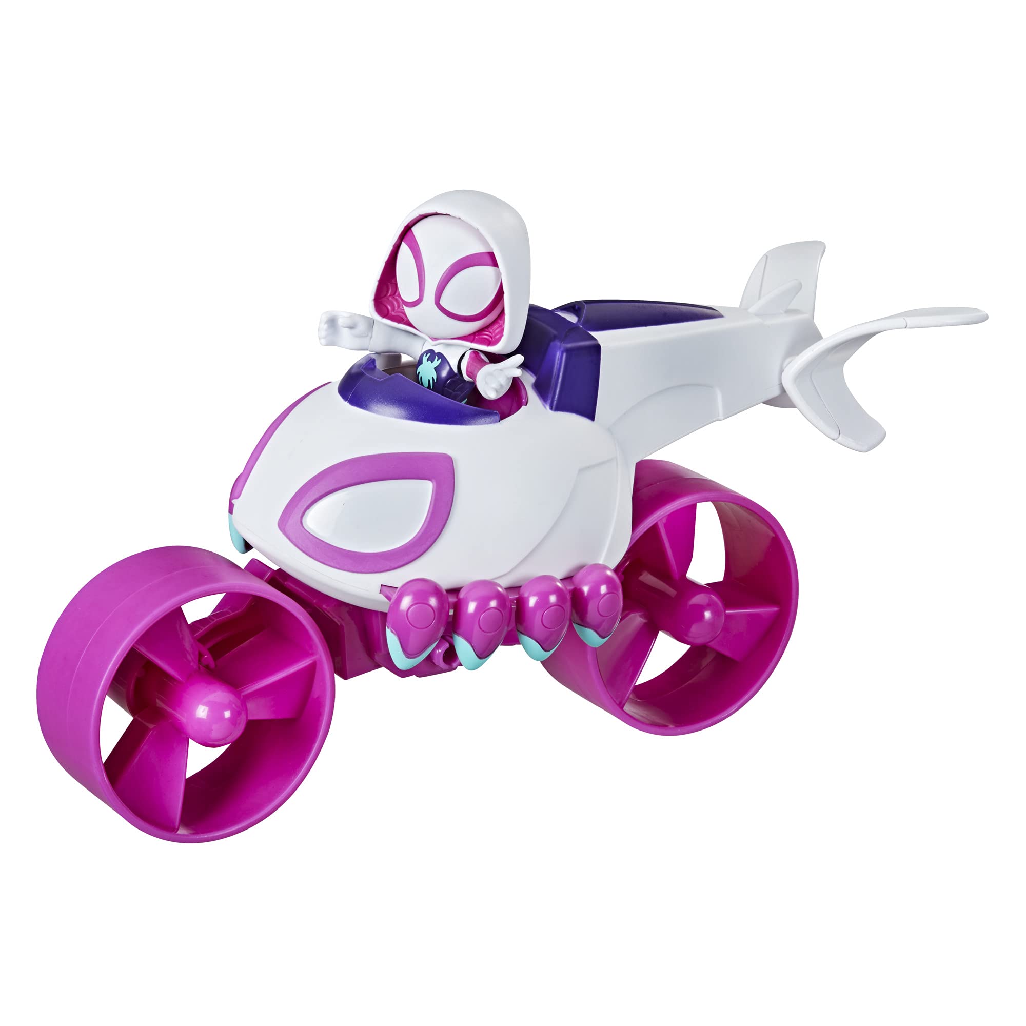 Foto 3 pulgar | Juguete Spidey y sus Increíbles Amigos Change'n Go Ghost-copter - Venta Internacional