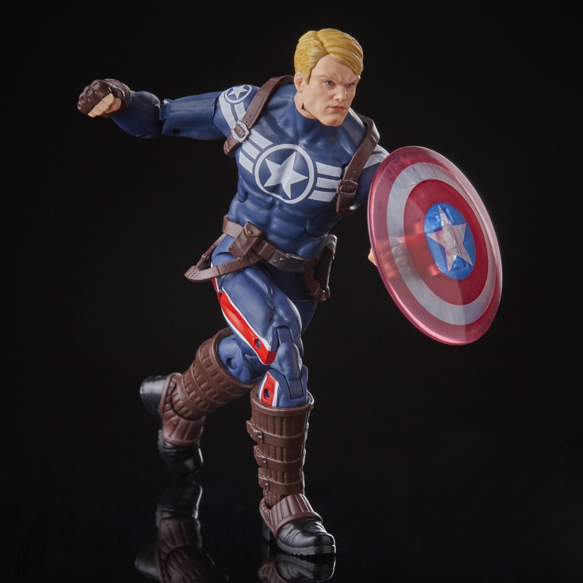Foto 6 pulgar | Figura de Acción Marvel Legends Series Commander Rogers - Venta Internacional