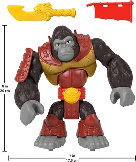 Foto 5 | Juguete Fisher-price Imaginext Silverback Gorilla Smash 20 Cm 3+y - Venta Internacional