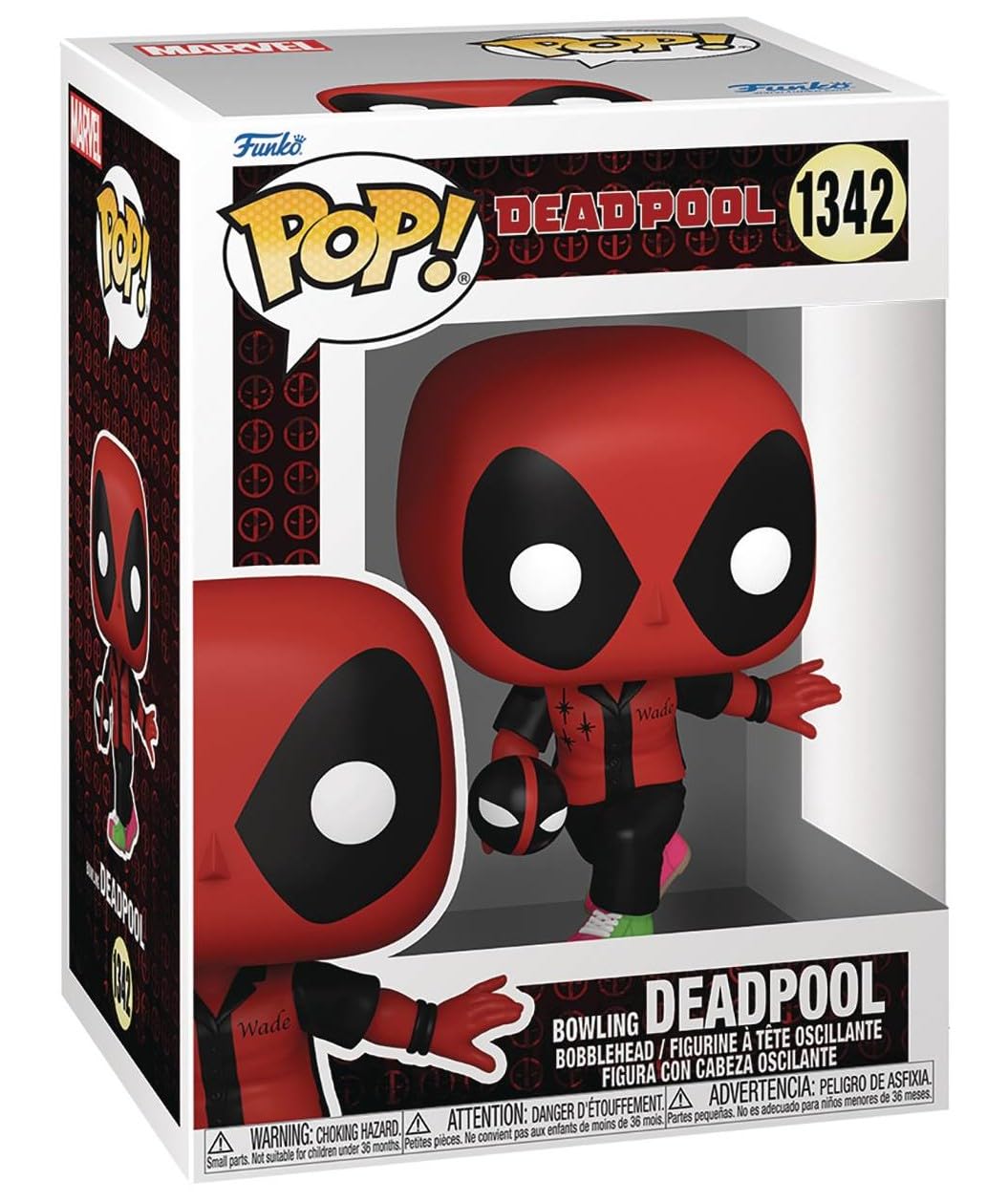 Foto 4 pulgar | Funko Bowling Deadpool 1342-Venta Internacional