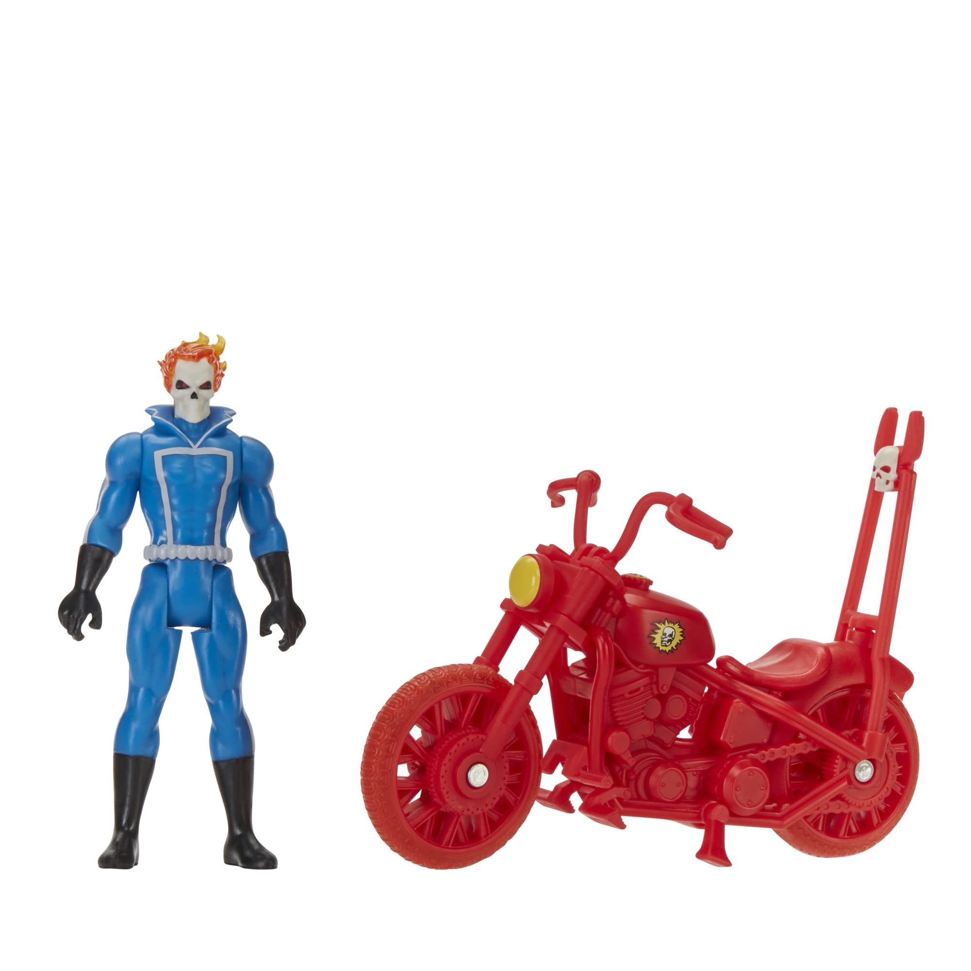 Foto 2 pulgar | Figura de Acción Marvel Legends Retro 375 Ghost Rider con Vehículo - Venta Internacional