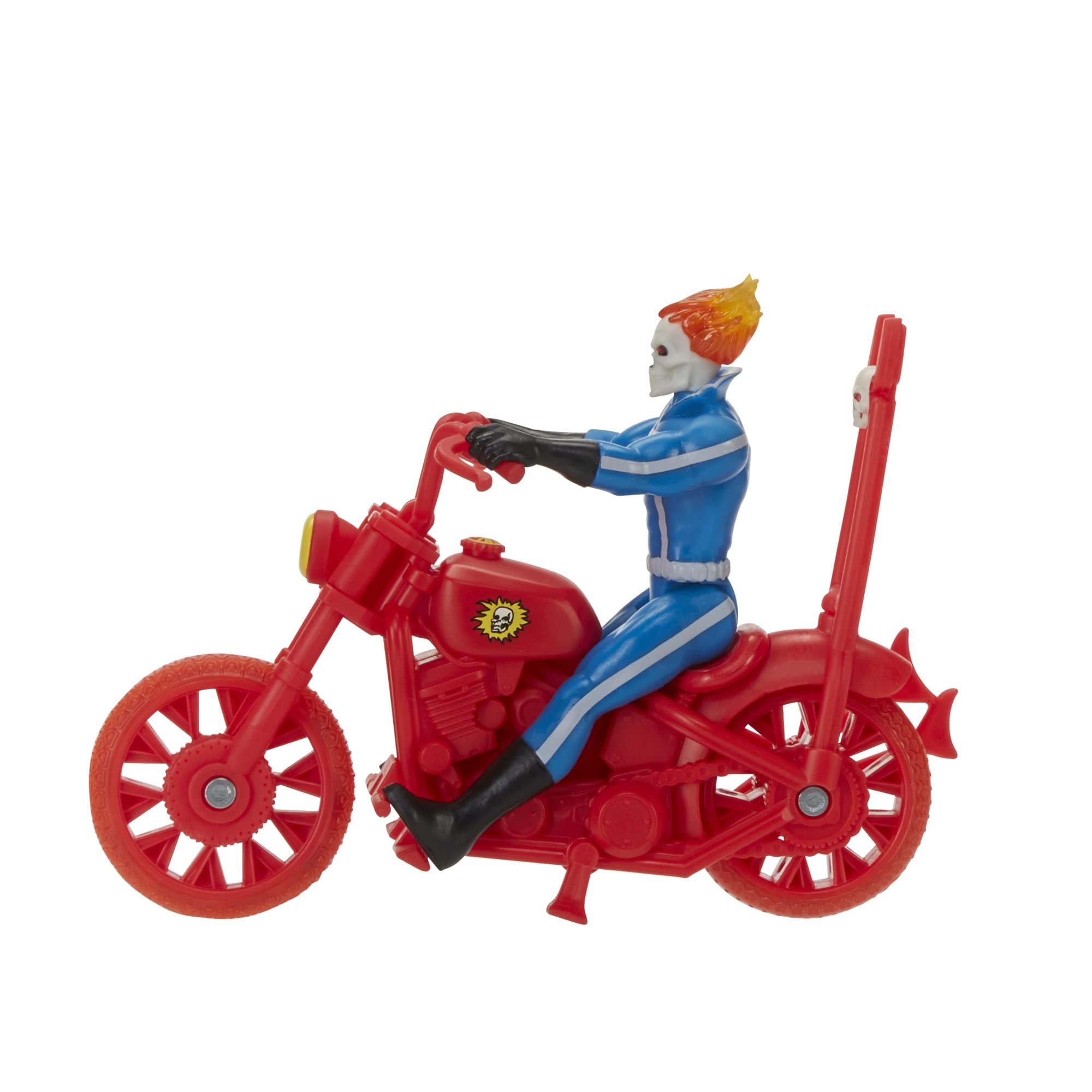Foto 5 pulgar | Figura de Acción Marvel Legends Retro 375 Ghost Rider con Vehículo - Venta Internacional