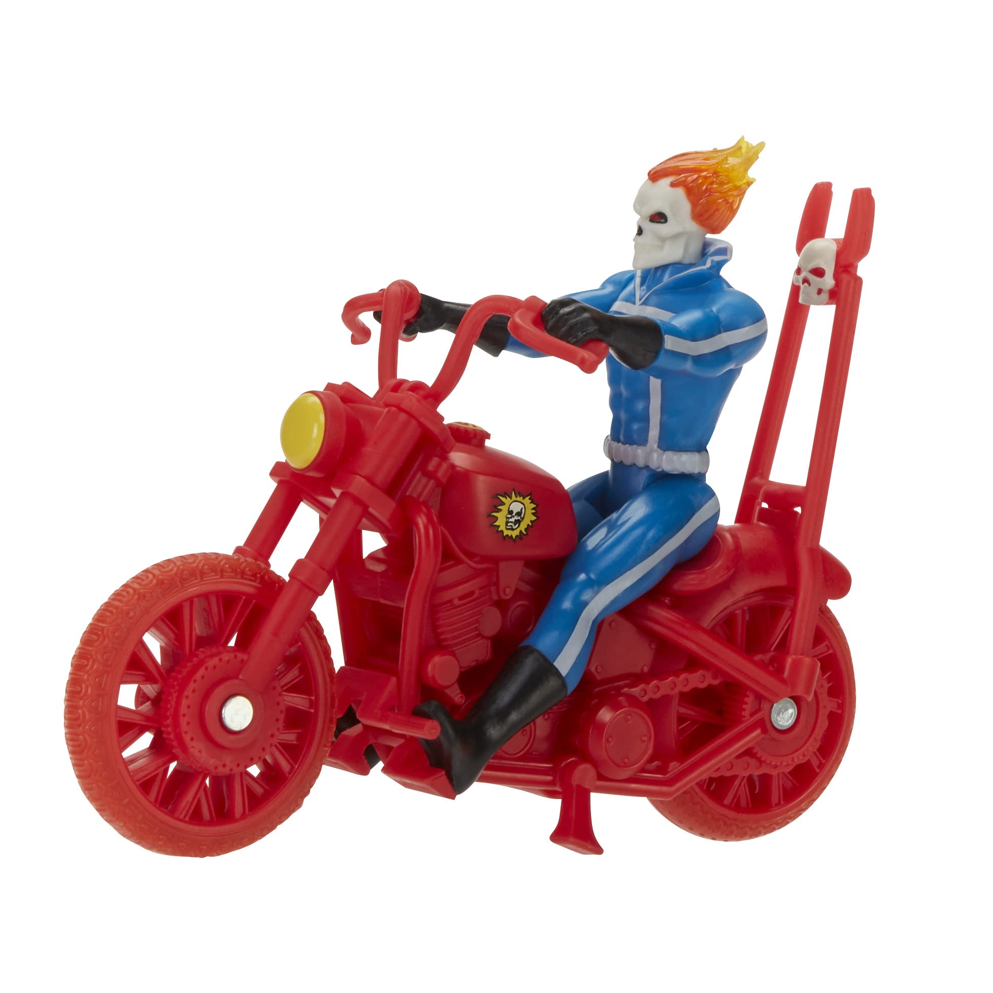 Foto 6 pulgar | Figura de Acción Marvel Legends Retro 375 Ghost Rider con Vehículo - Venta Internacional