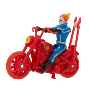 Foto 5 | Figura de Acción Marvel Legends Retro 375 Ghost Rider con Vehículo - Venta Internacional