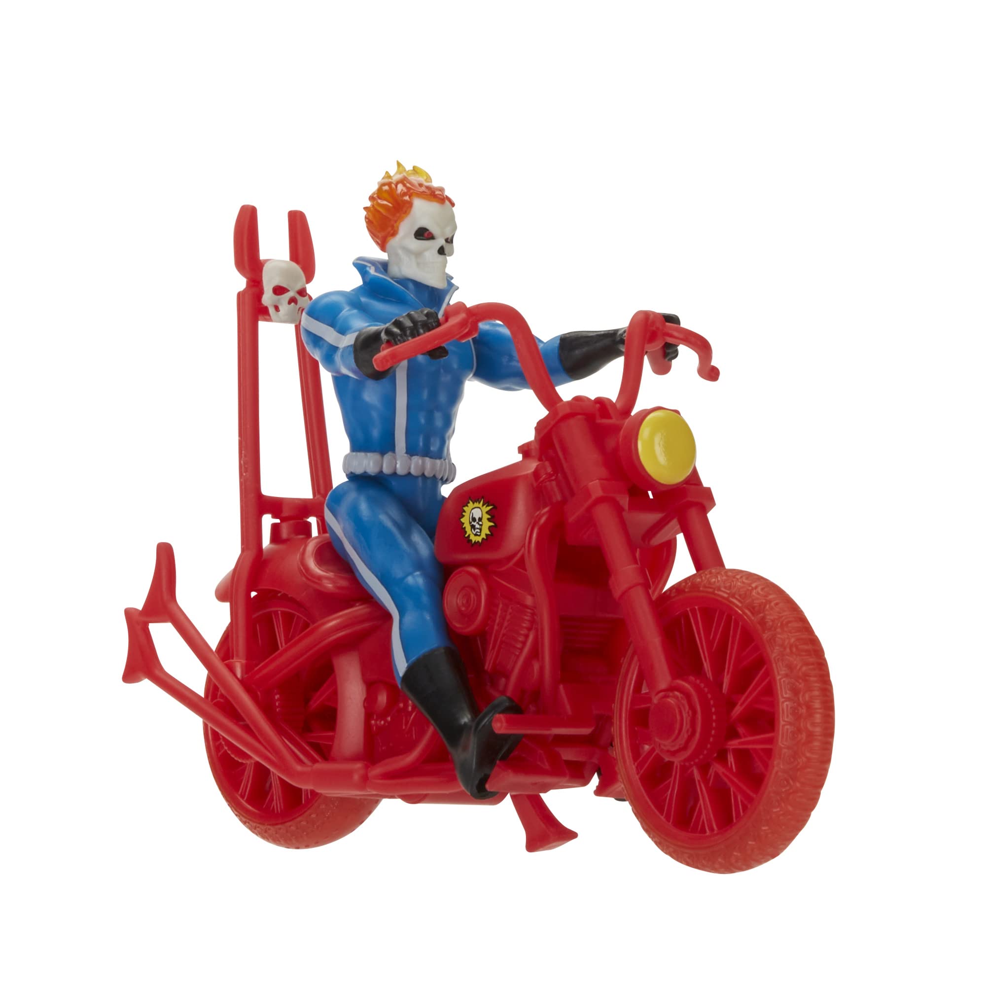 Foto 7 pulgar | Figura de Acción Marvel Legends Retro 375 Ghost Rider con Vehículo - Venta Internacional