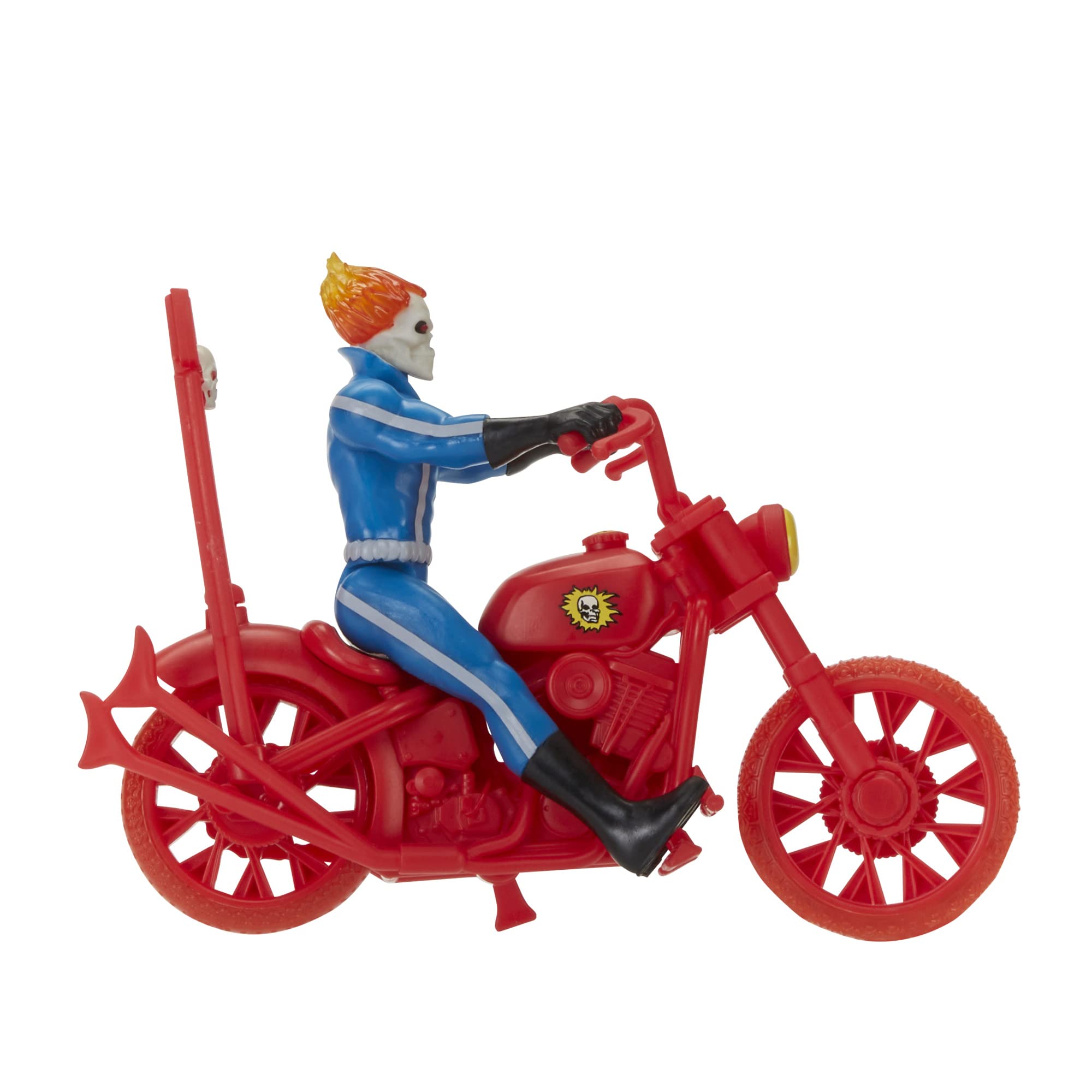 Foto 8 pulgar | Figura de Acción Marvel Legends Retro 375 Ghost Rider con Vehículo - Venta Internacional