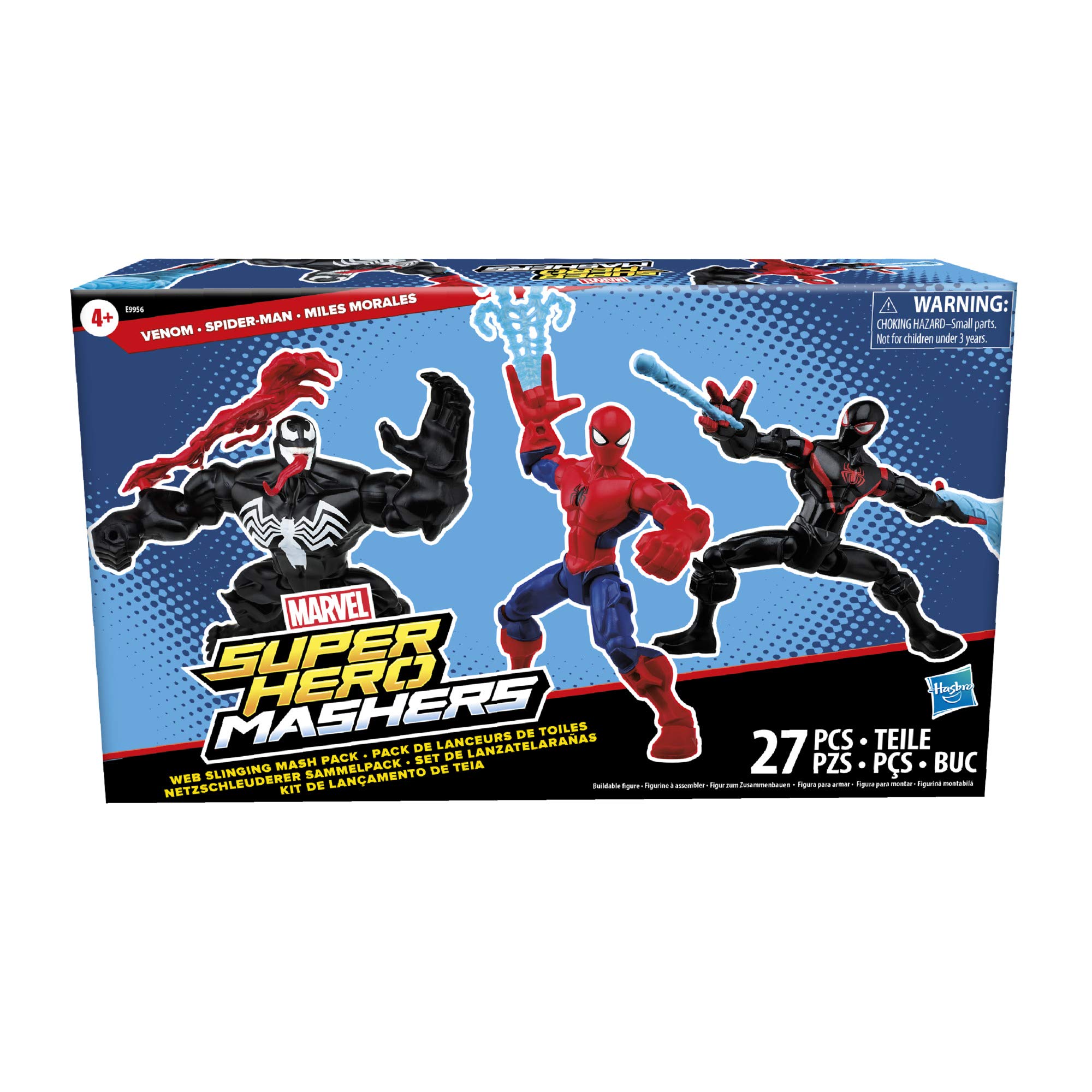 Foto 3 pulgar | Figuras de Acción Marvel Super Hero Mashers Webslinging - Venta Internacional