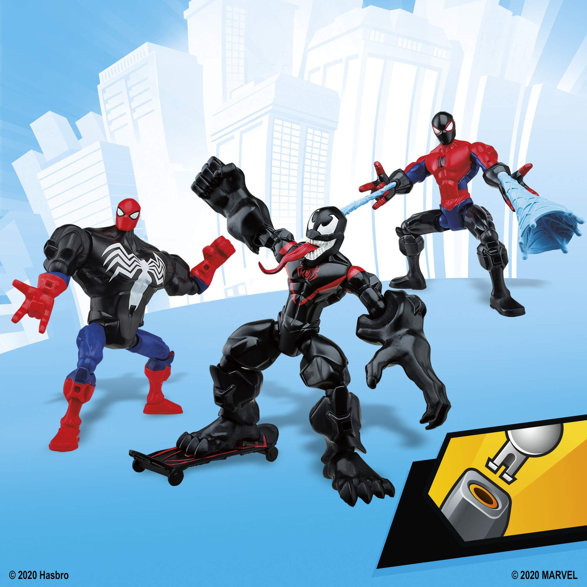 Foto 6 pulgar | Figuras de Acción Marvel Super Hero Mashers Webslinging - Venta Internacional