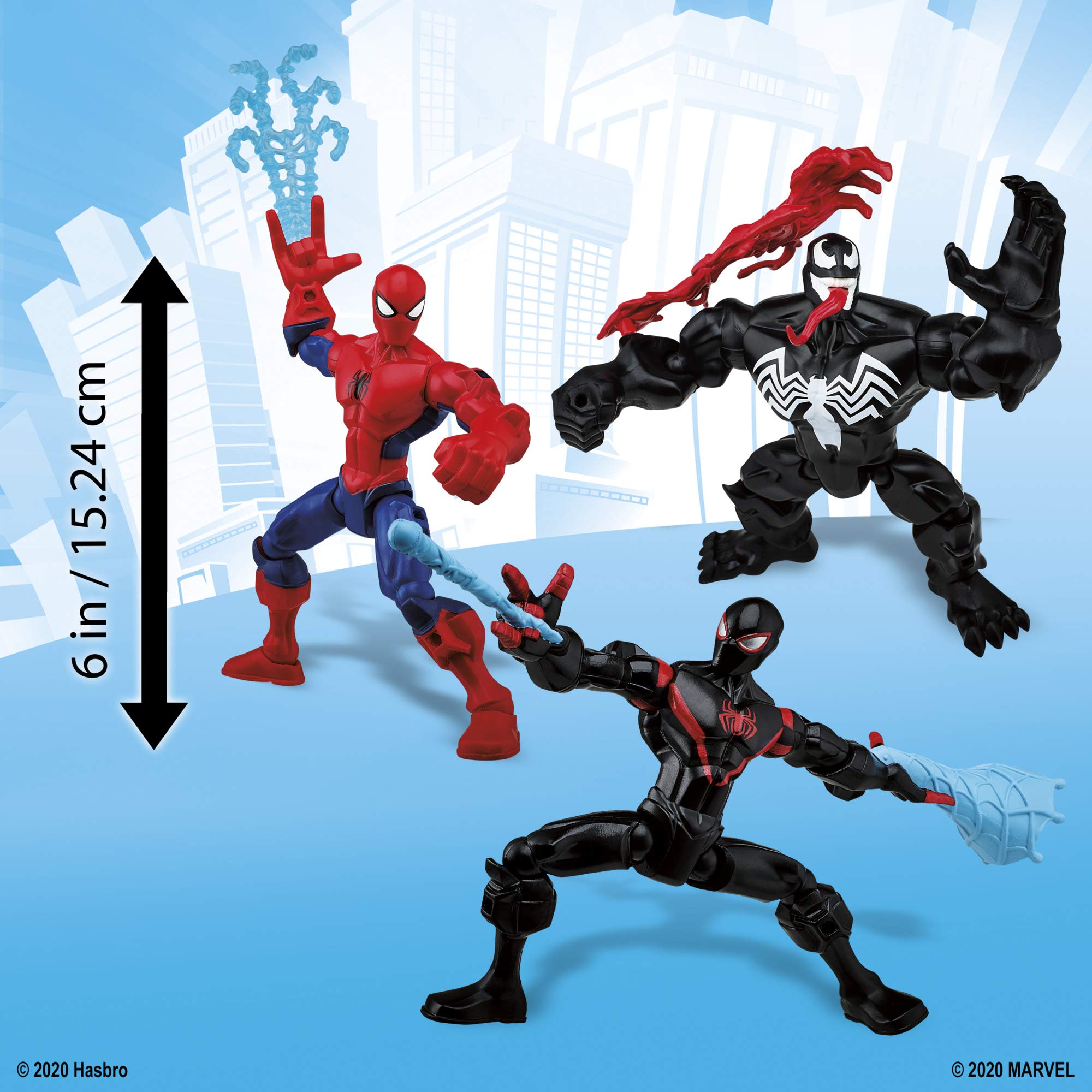 Foto 7 pulgar | Figuras de Acción Marvel Super Hero Mashers Webslinging - Venta Internacional