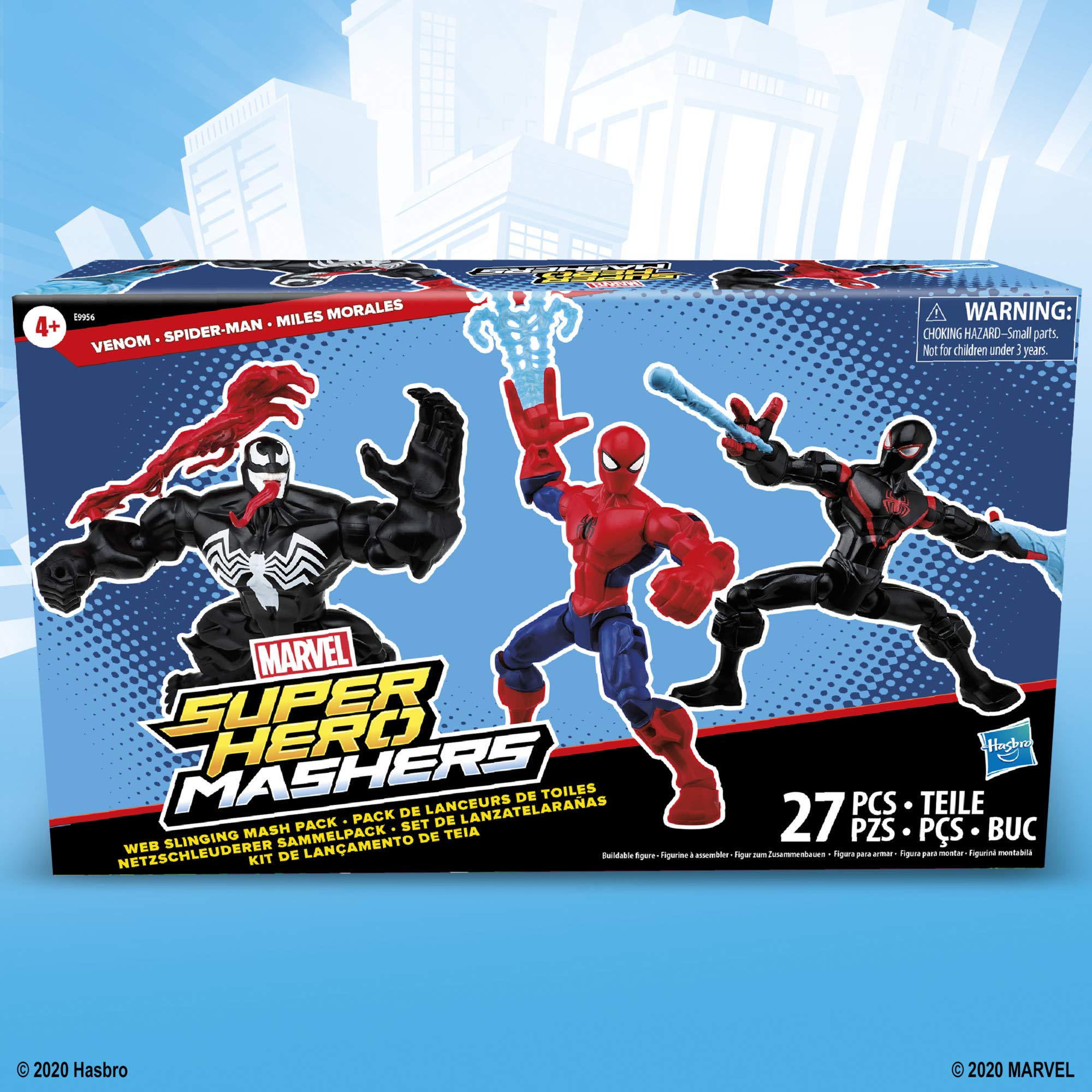 Foto 8 pulgar | Figuras de Acción Marvel Super Hero Mashers Webslinging - Venta Internacional