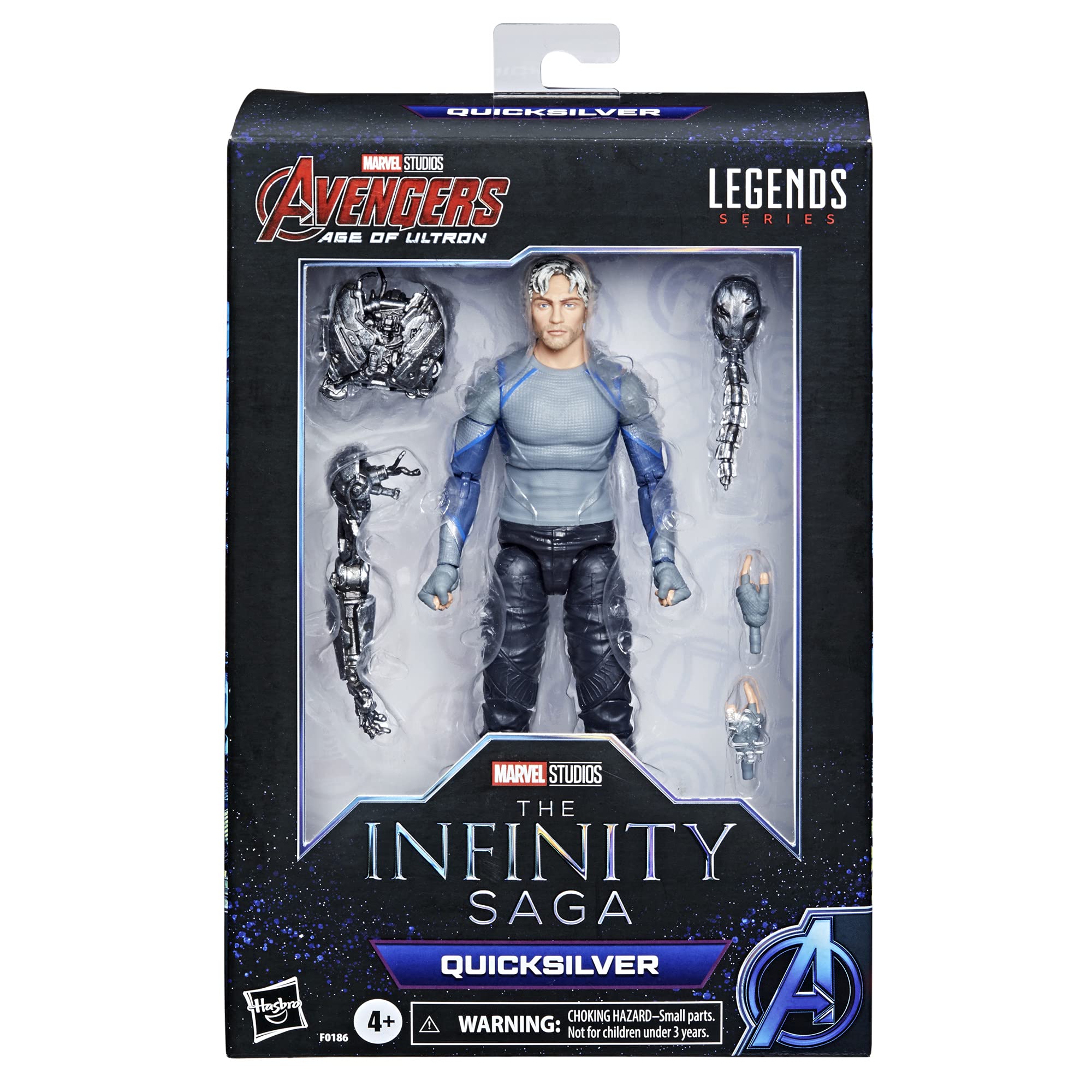 Foto 3 pulgar | Figura de Acción Marvel Avengers Infinity Saga Quicksilver - Venta Internacional