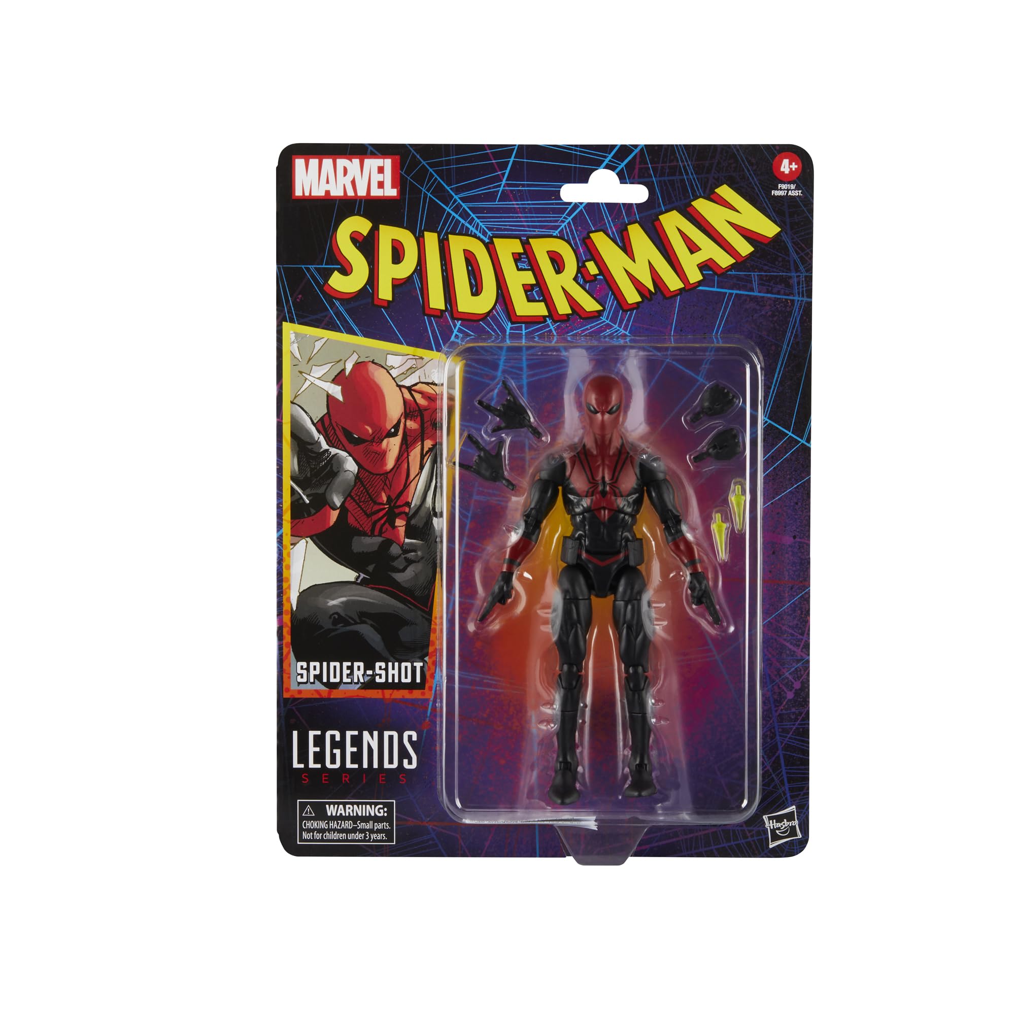 Foto 3 pulgar | Figura de Acción Marvel Legends Series Spider shot Spider man - Venta Internacional