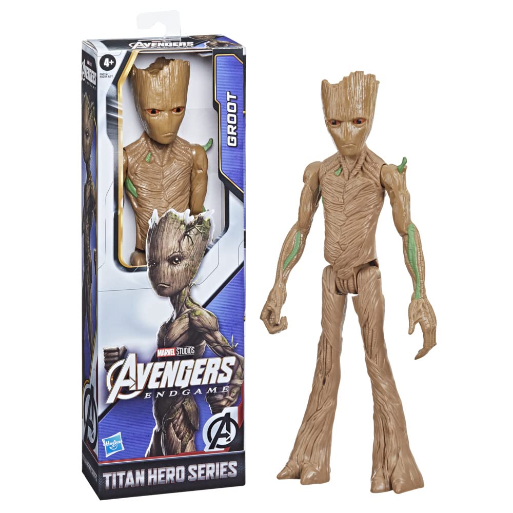 Foto 2 pulgar | Figura de Acción Avengers Titan Hero Groot Marvel - Venta Internacional