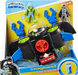Foto 6 | Batsub Batman Fisher-price Imaginext Dc Super Friends - Venta Internacional