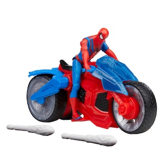 Foto 1 | Playset Spider-man Web Blast Cycle con Figura de Acción de 4 Pulgadas - Venta Internacional