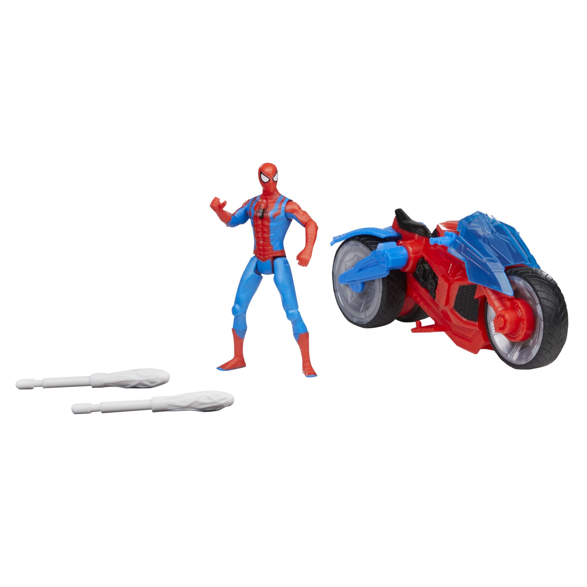 Foto 5 pulgar | Playset Spider-man Web Blast Cycle con Figura de Acción de 4 Pulgadas - Venta Internacional