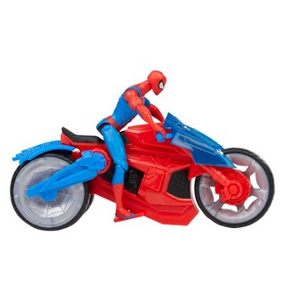 Foto 5 | Playset Spider-man Web Blast Cycle con Figura de Acción de 4 Pulgadas - Venta Internacional