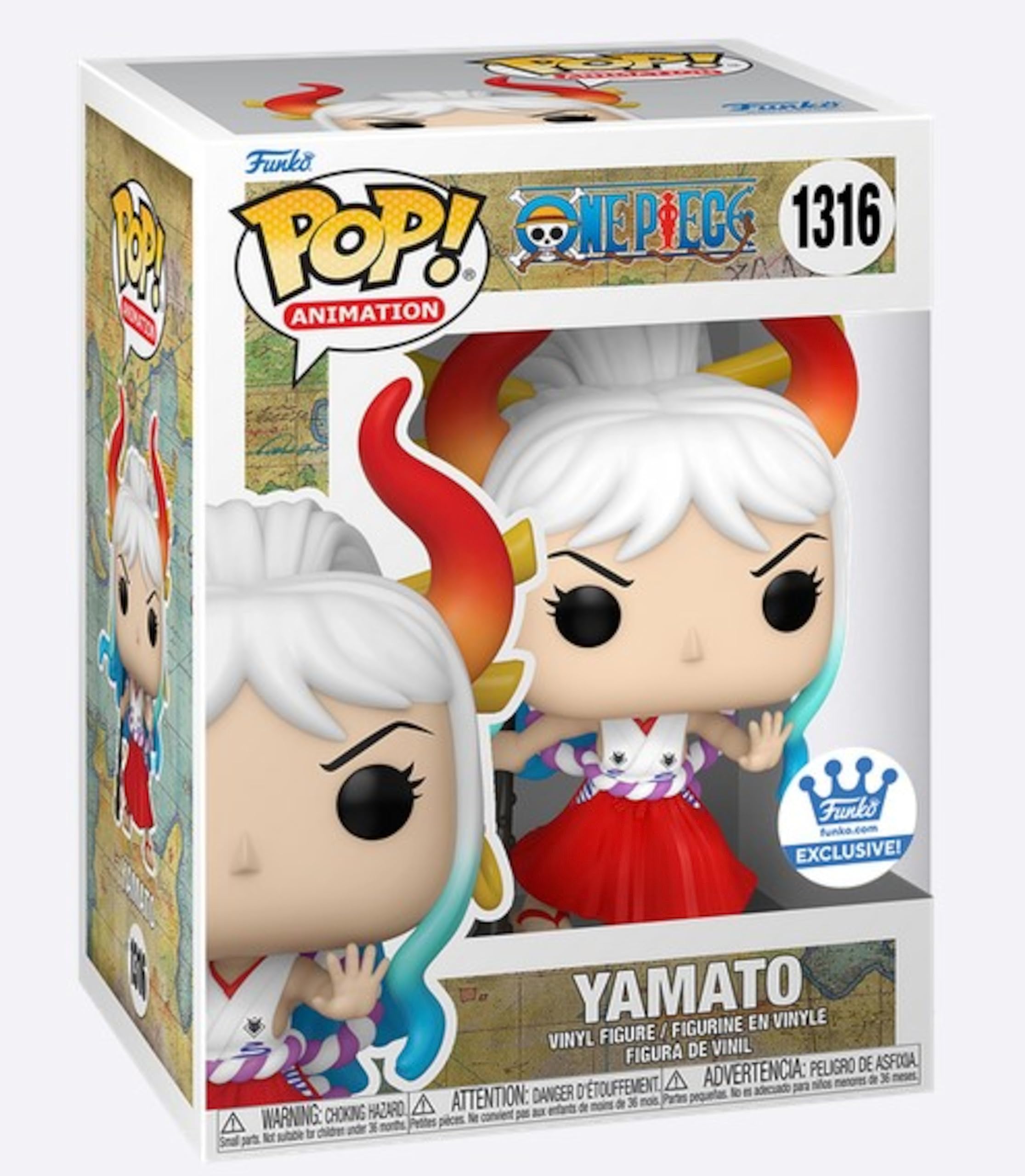 Foto 2 pulgar | Figura ¡Funko Pop! Figura Animada Exclusiva de Yamato Shop de One Piece - Venta Internacional