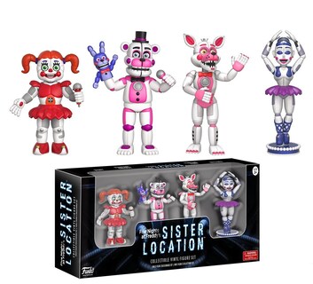 Foto 1 | Figura de Acción Funko Five Nights At Freddy's Sister Location Set 1 - Venta Internacional