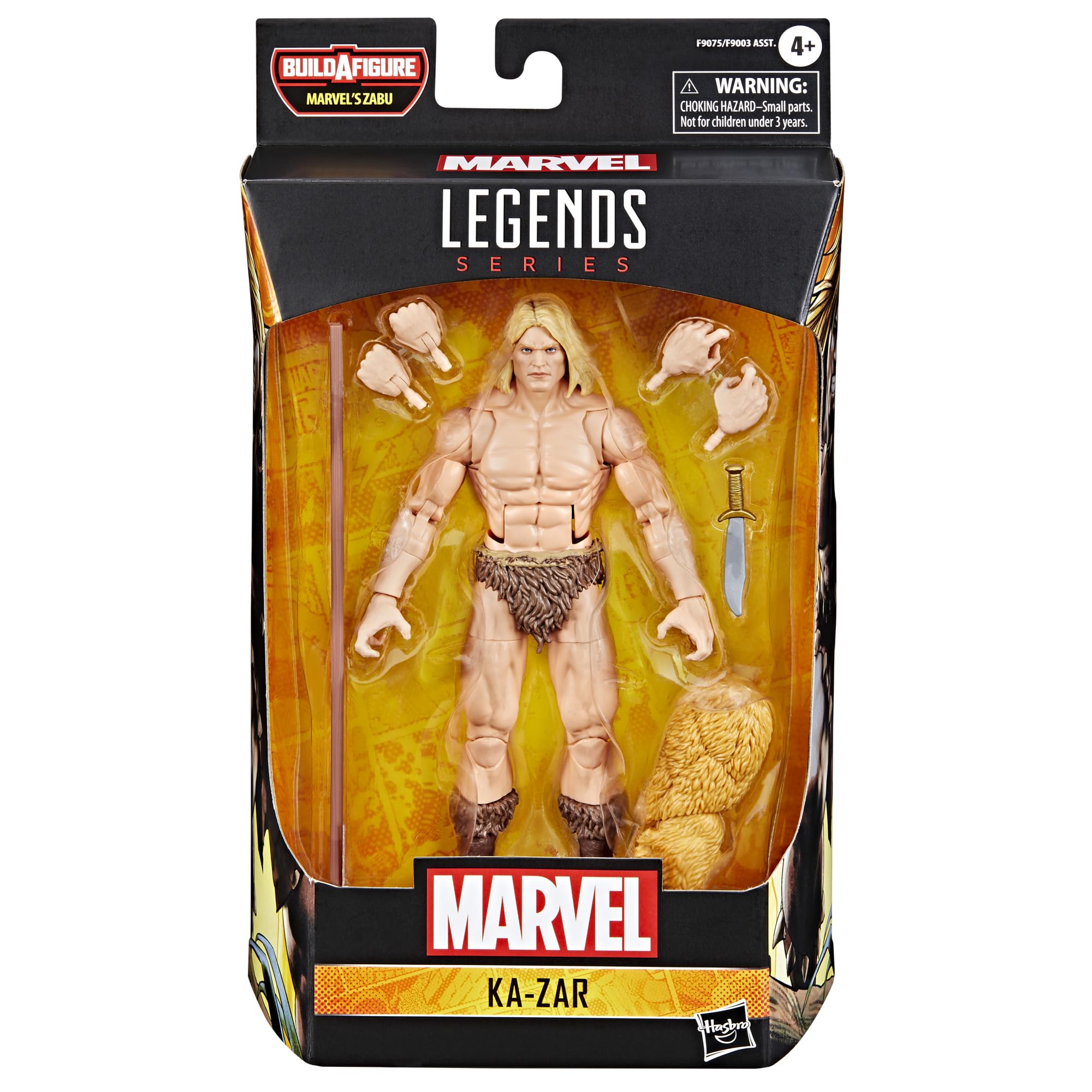 Foto 3 pulgar | Figura de Acción Ka-zar de la Serie Marvel Legends  15 cm con Accesorios - Venta Internacional
