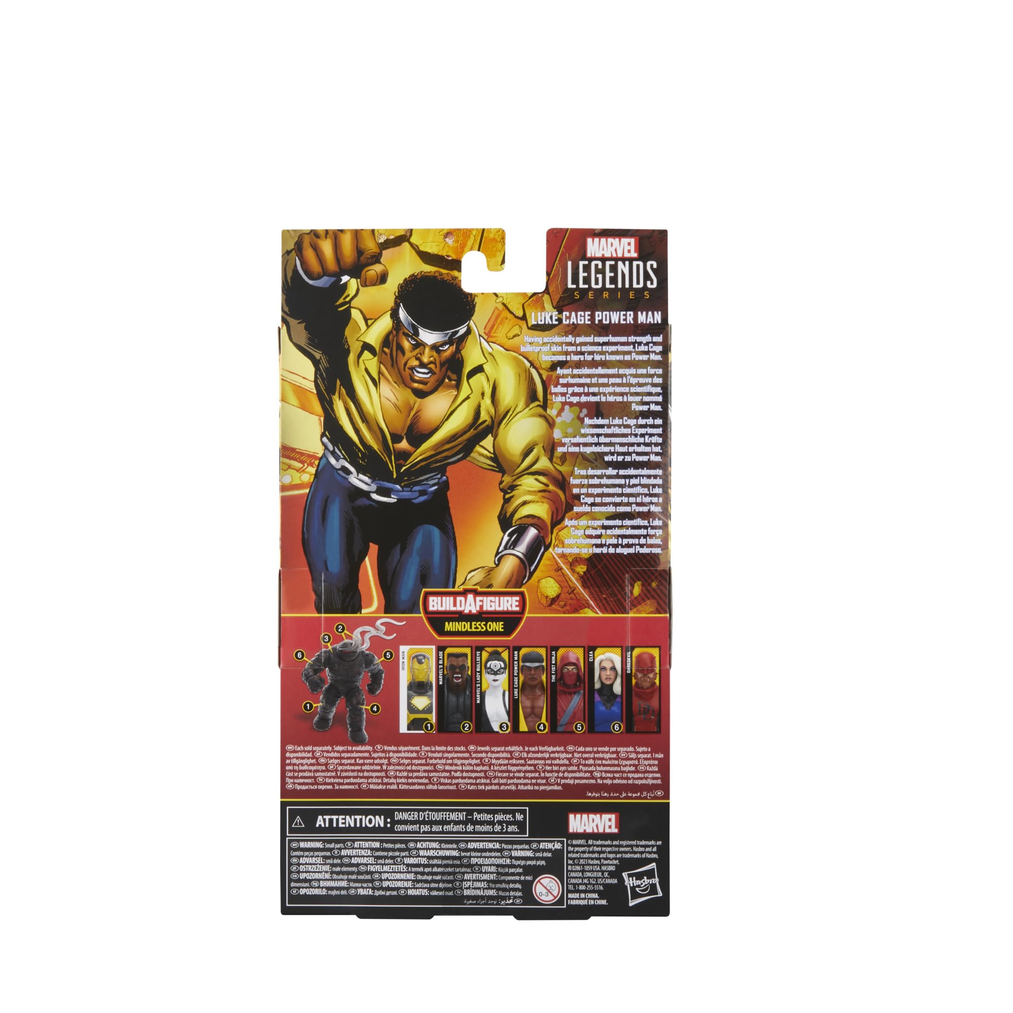 Foto 4 pulgar | Figura de Acción Marvel Legends Series Luke Cage Power Man - Venta Internacional