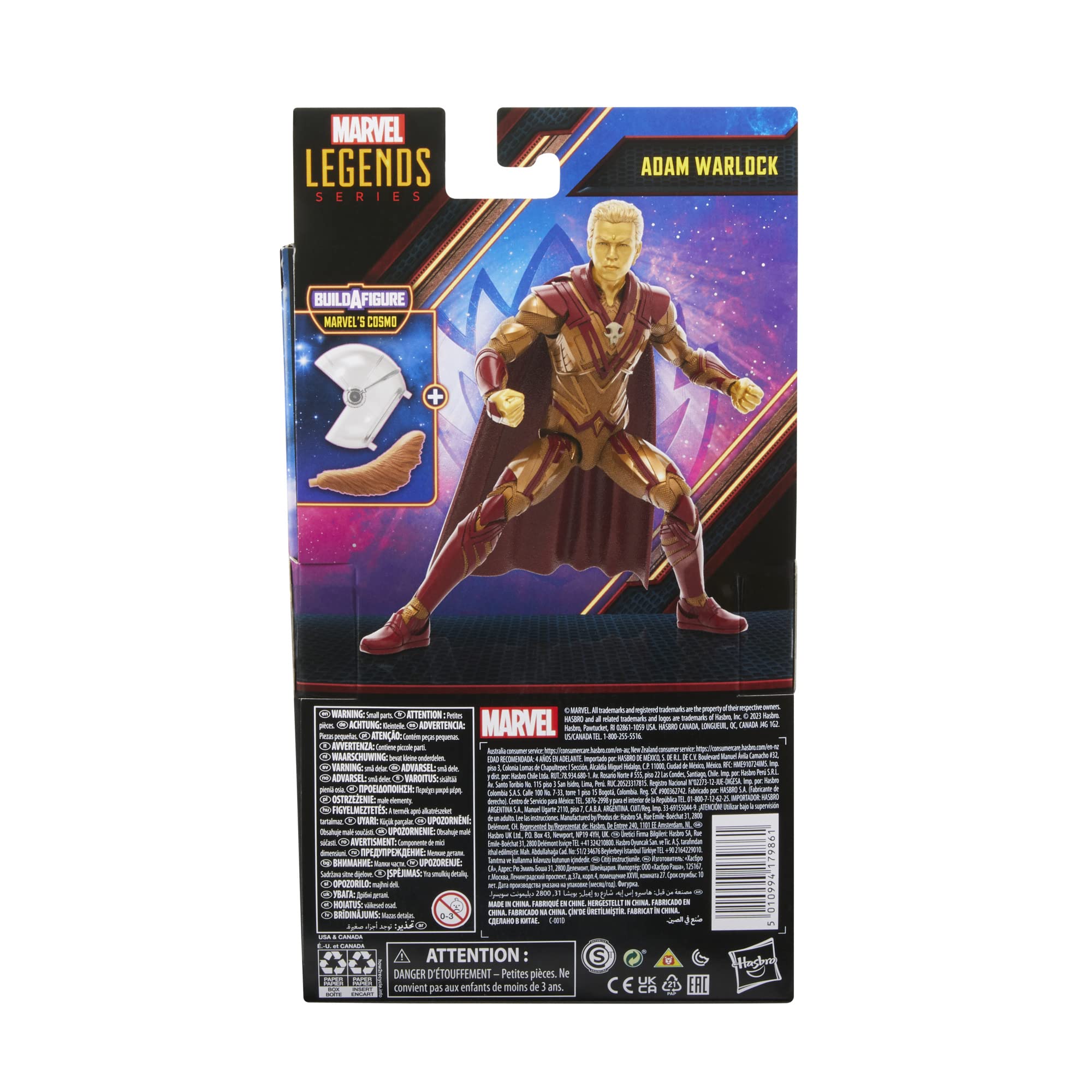 Foto 4 pulgar | Figura de Acción Adam Warlock de la Serie Marvel Legends 15 cm - Venta Internacional