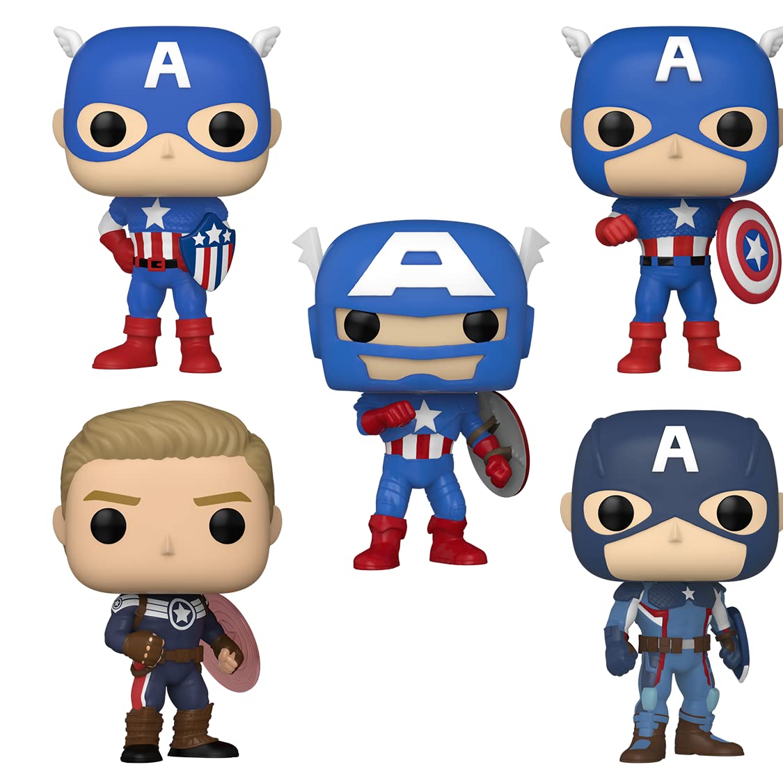 Foto 3 pulgar | Figura de Acción Funko Pop! Marvel: ¡el Año de The Shield! - Venta Internacional